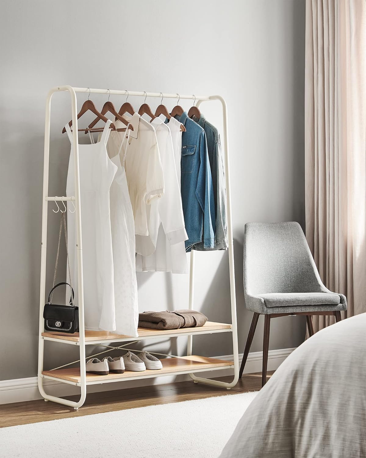 VASAGLE Clothes Rail RGR112W09