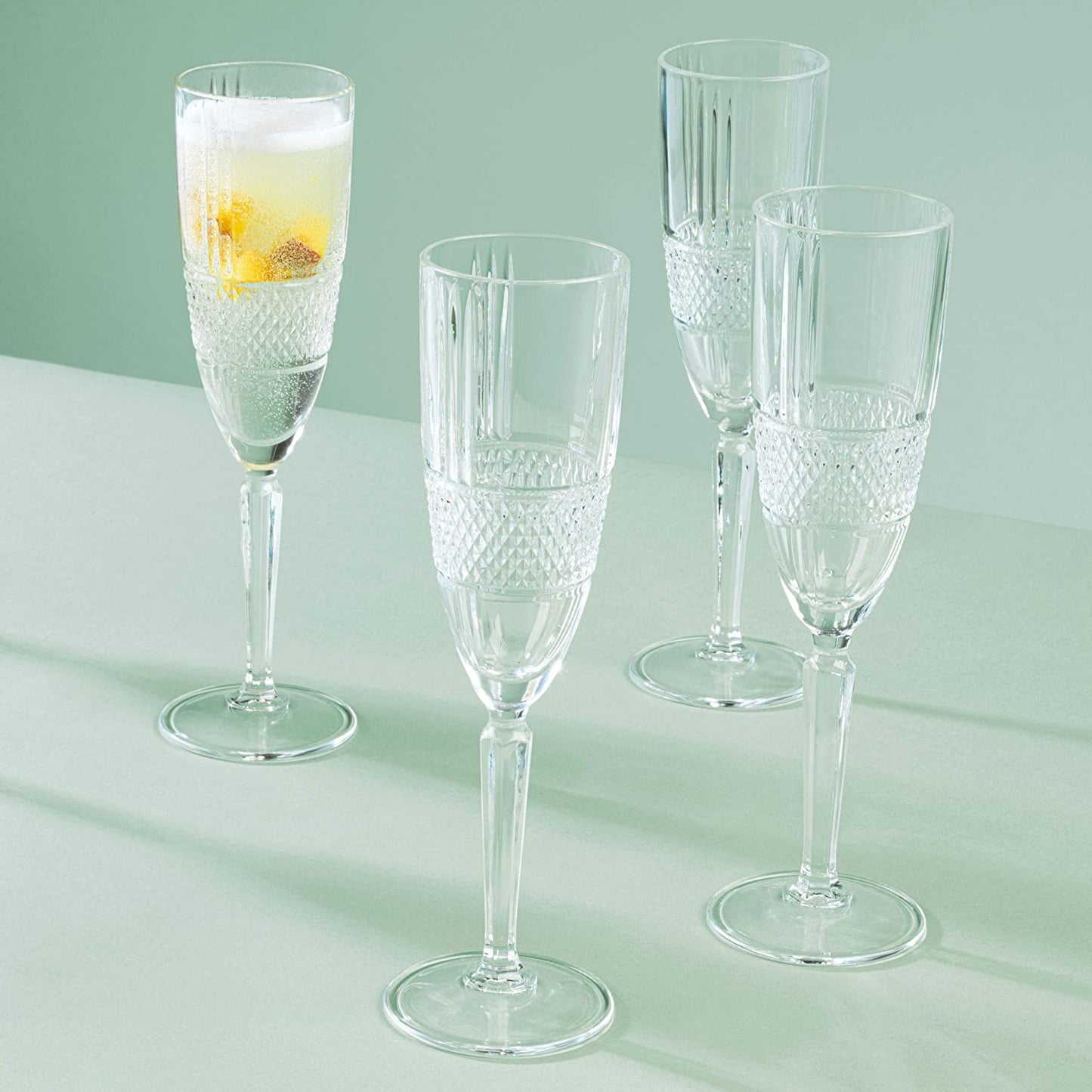 RCR brillante flute goblet 19cl - set of 6