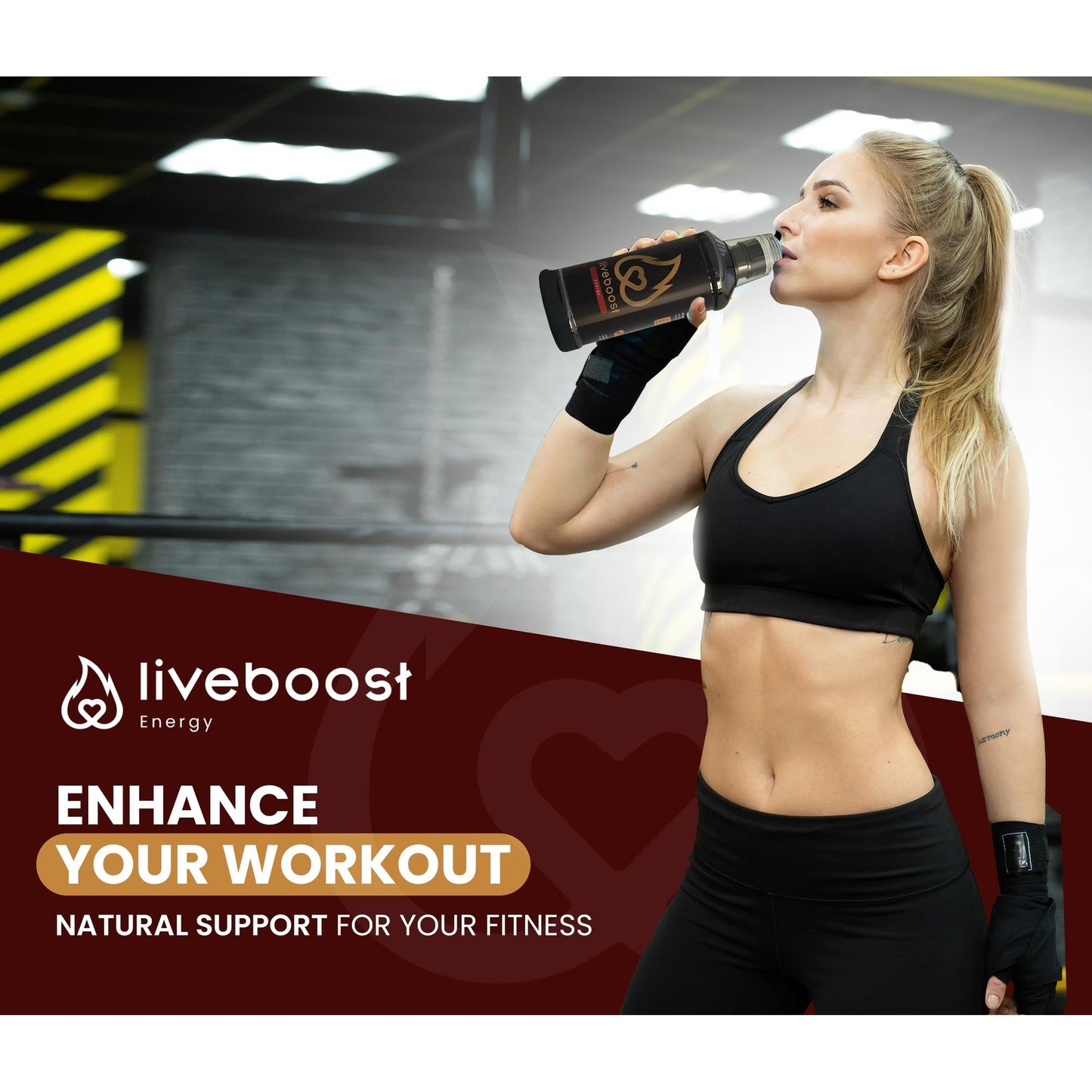 LIVEBOOST - Fast Acting for Men and Woman - Female & Male Supplement, Natural Ingredients, Supports Energy and Circulation, Enhances Wellsness - 480ml - Medaid International