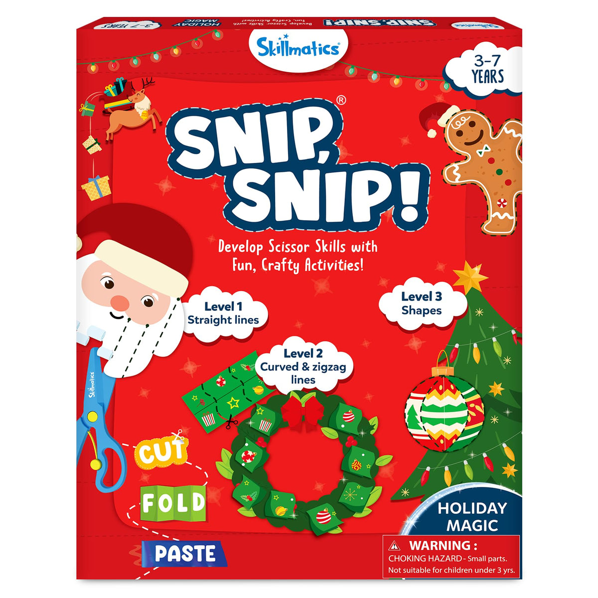 Skillmatics Scissor Skills Activity Book for Preschoolers – Snip Snip