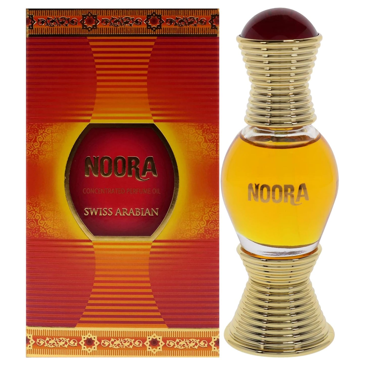 Swiss Arabian Noora - Luxury Products From Dubai - Long Lasting And Addictive Personal Perfume Oil Fragrance - A Seductive Signature Aroma - 0.6 Oz - Medaid International