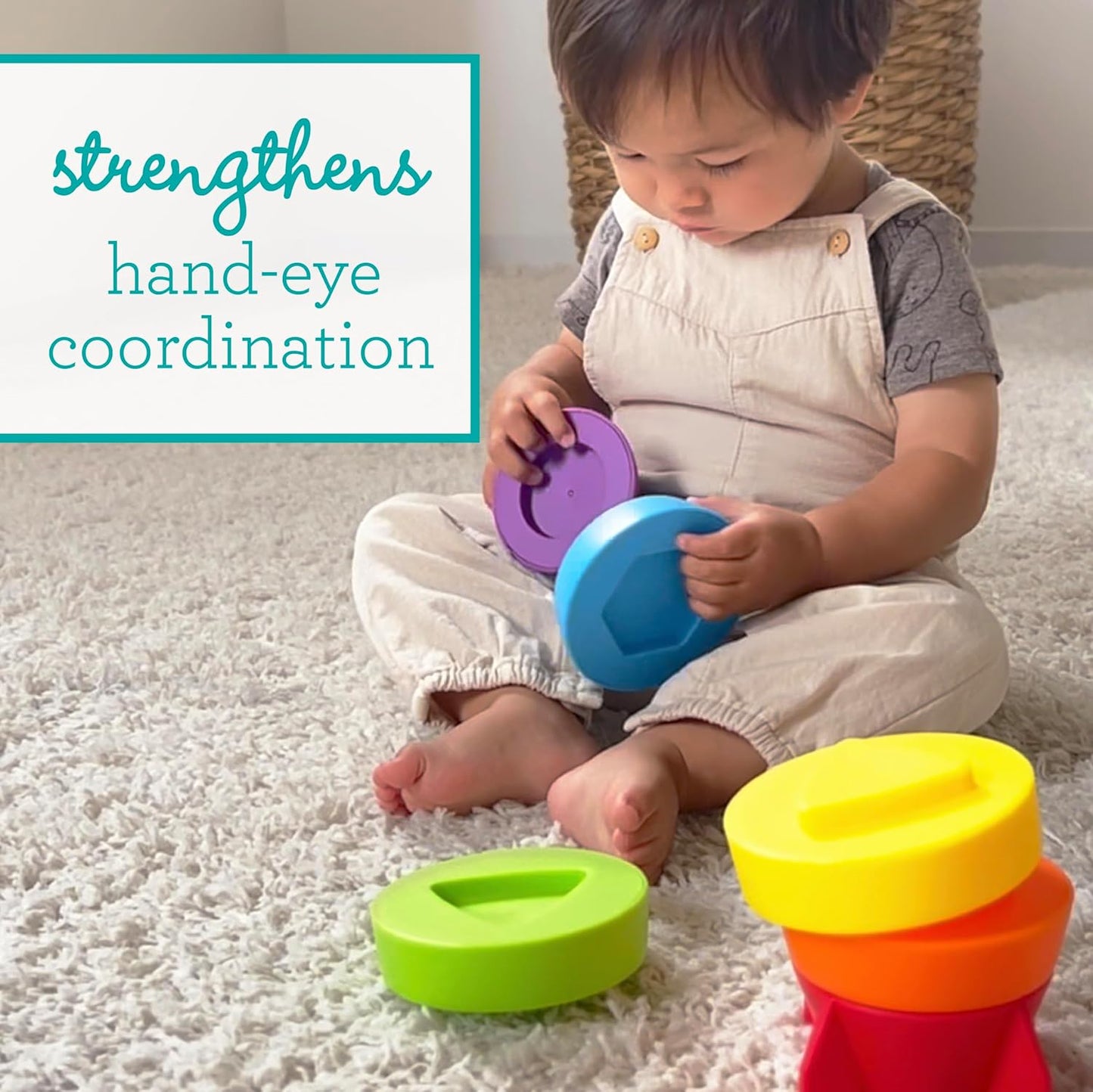 Infantino Imagination Stackers Playset