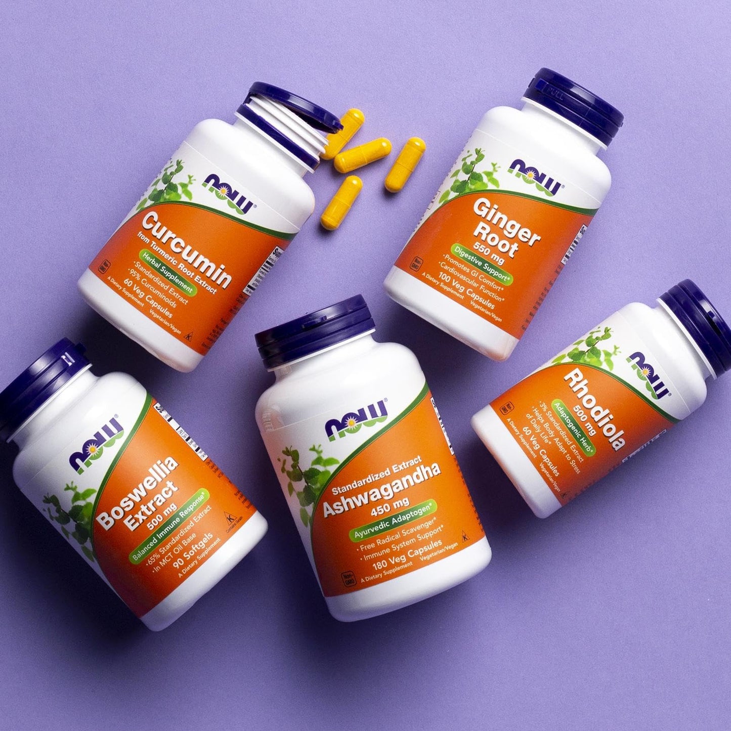 NOW FOODS Rhodiola 500MG 3PCT Extract60 VCAP, 60 CT - Medaid International