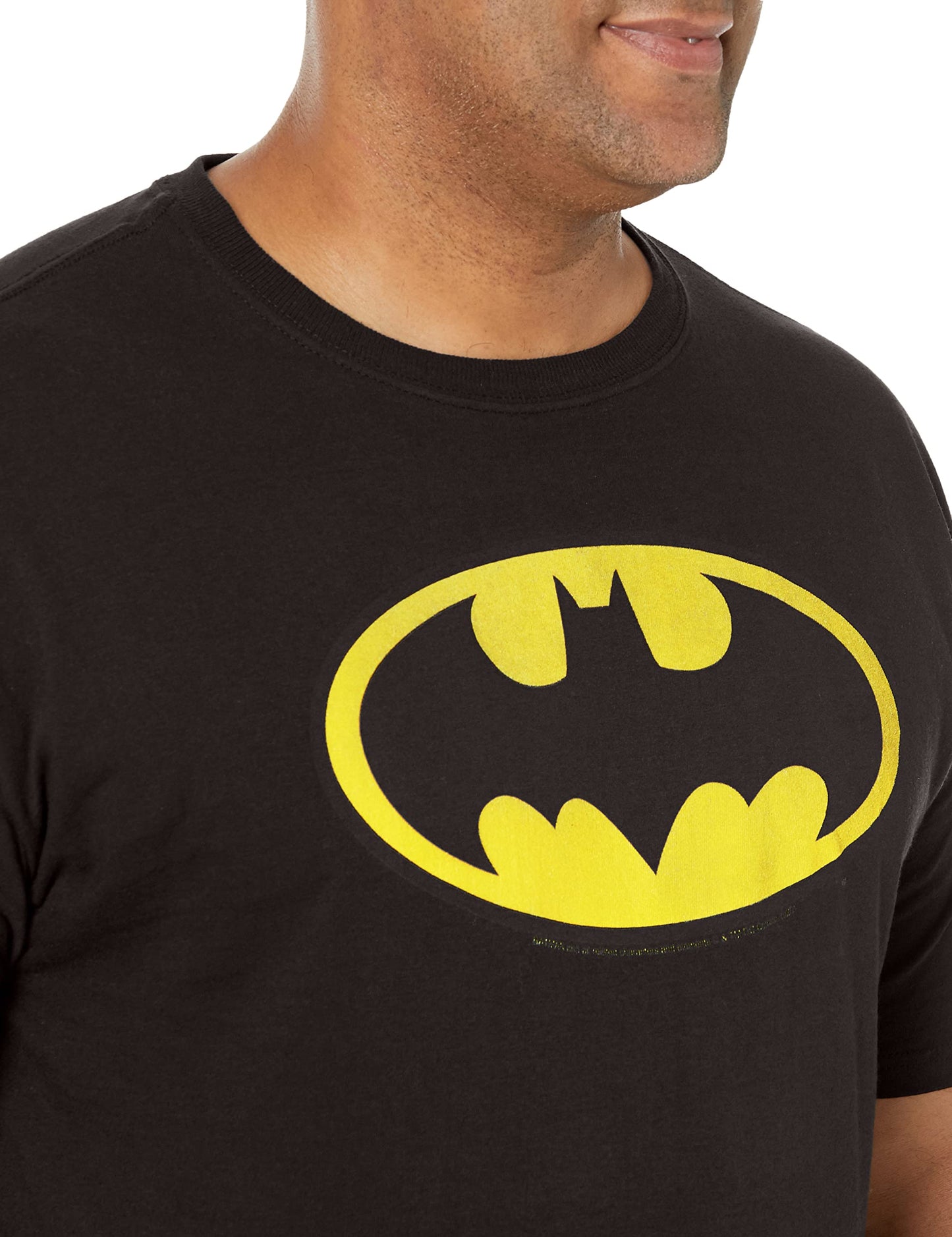 DC Comics Batman Basic Logo Mens T Shirt XXL Black - Medaid International