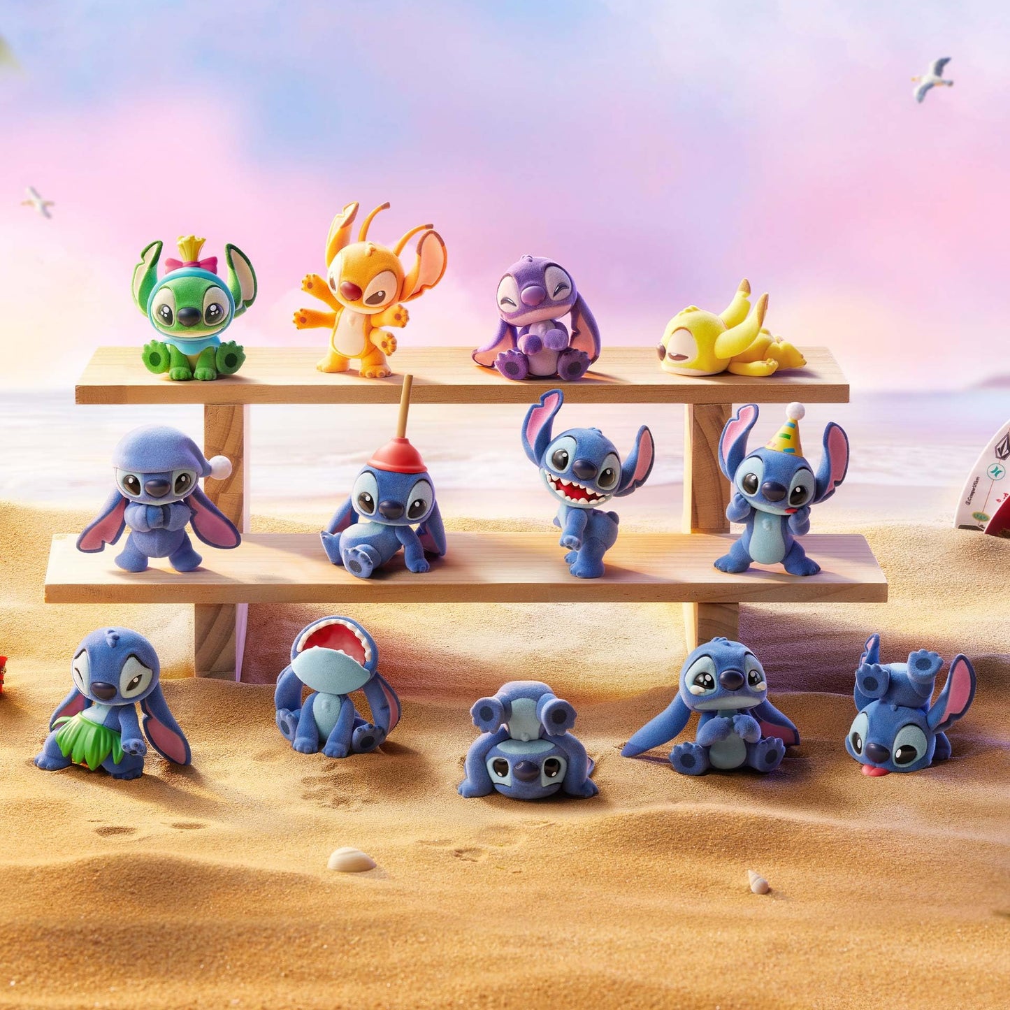 POP MART Disney Stitch Little Emotions Series Figures Blind Box Figures, Random Design Action Figures Collectible Toys Home Decorations, Holiday Birthday Gifts for Girls and Boys, Single Box - Medaid International