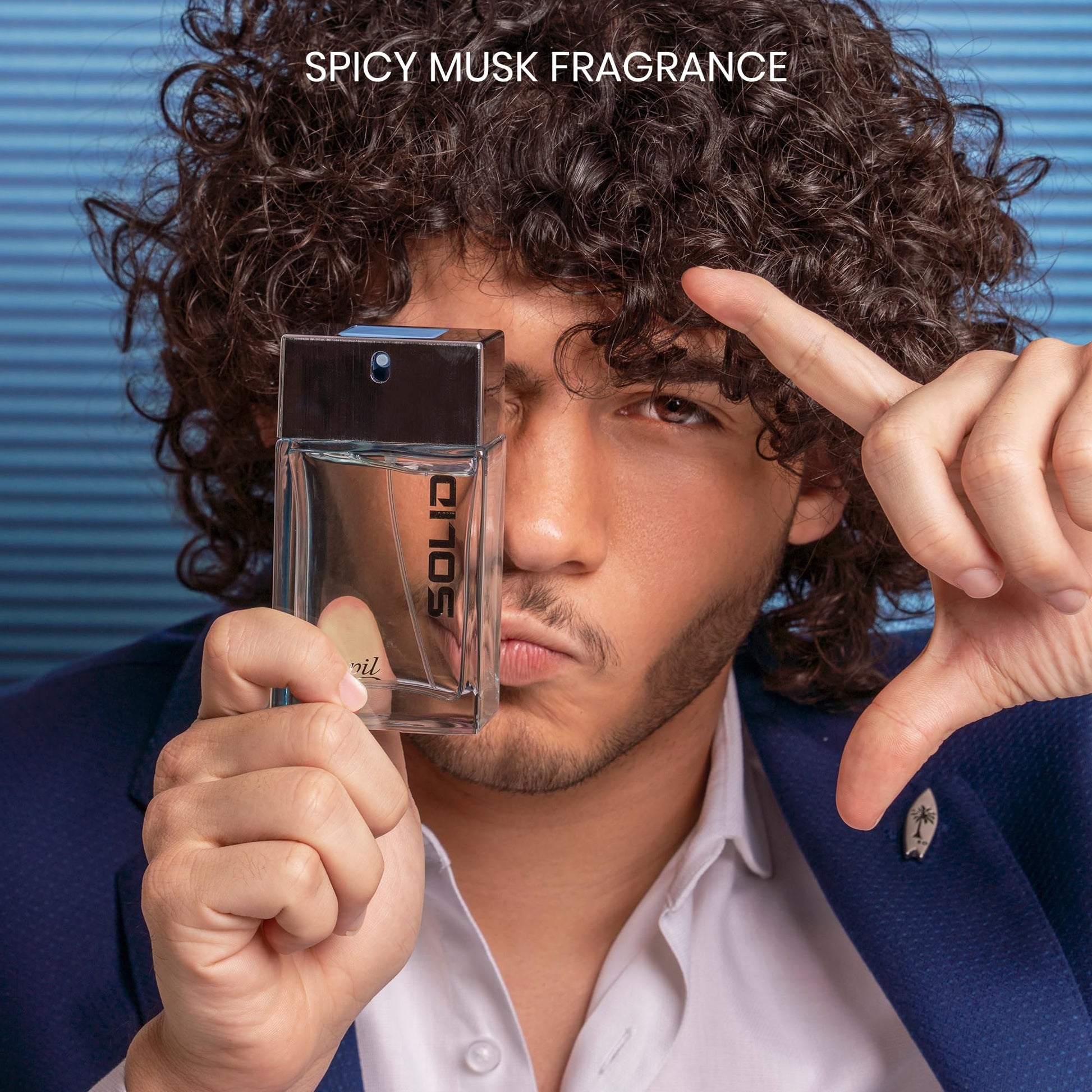Sapil Solid Eau de Toilette for Men – Long-Lasting Dubai Toilette – Citrus, Woody, Musky & Warm Spicy Scent with Fresh & Powdery Notes – 3.4 Oz(100ml) –Premium Arabic Toilette for Daily & Evening Wear - Medaid International