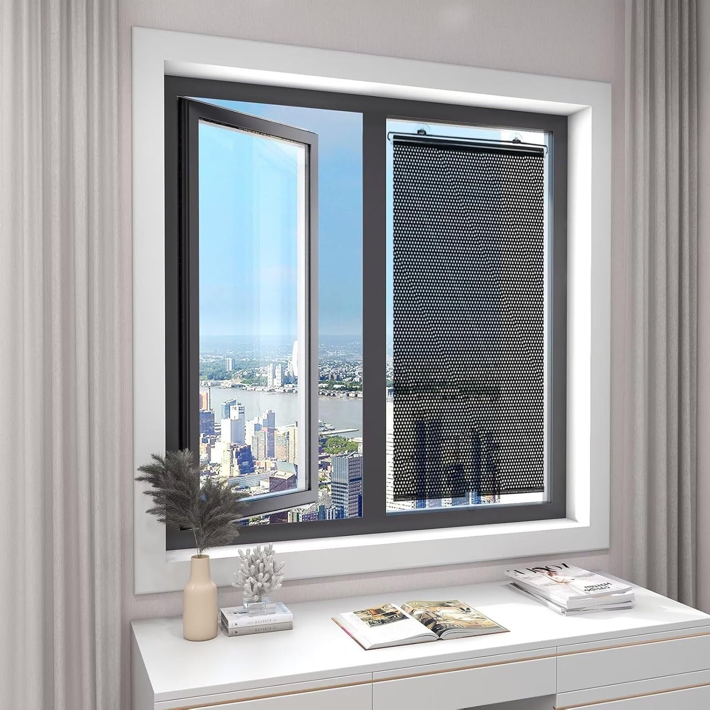 Medaid Retractable Window Privacy Shade (For Cars & Houses)