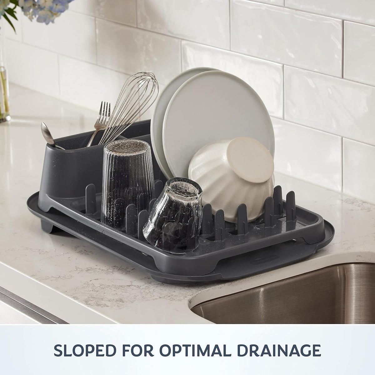 Rubbermaid Antimicrobial Dish Drying Rack