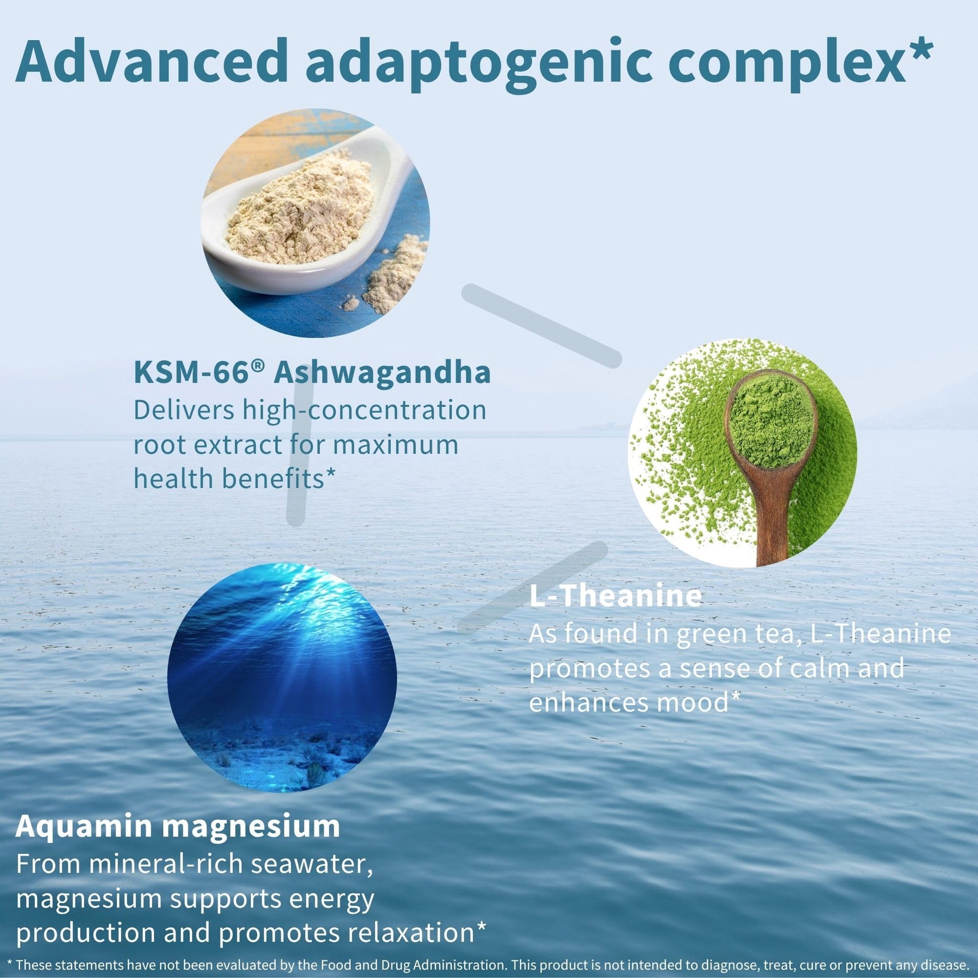 Igennus High Strength Ashwagandha Stress Relief Complex, L-Theanine & Magnesium & KSM-66 Root Extract Adaptogens, Methylated B Vitamins, Calm & Sleep Support, Clean Label, 60 Fast Acting Capsules - Medaid International