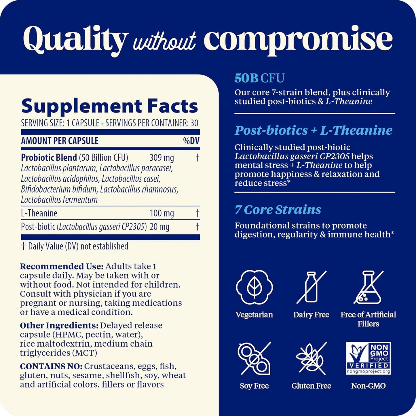 Enzymedica SubCulture Probiotics for Mood, Stress, & Sleep, 50 Billion CFU, Promotes Relaxation, Immune + Digestive Health & Regularity, 30 Count - Medaid International