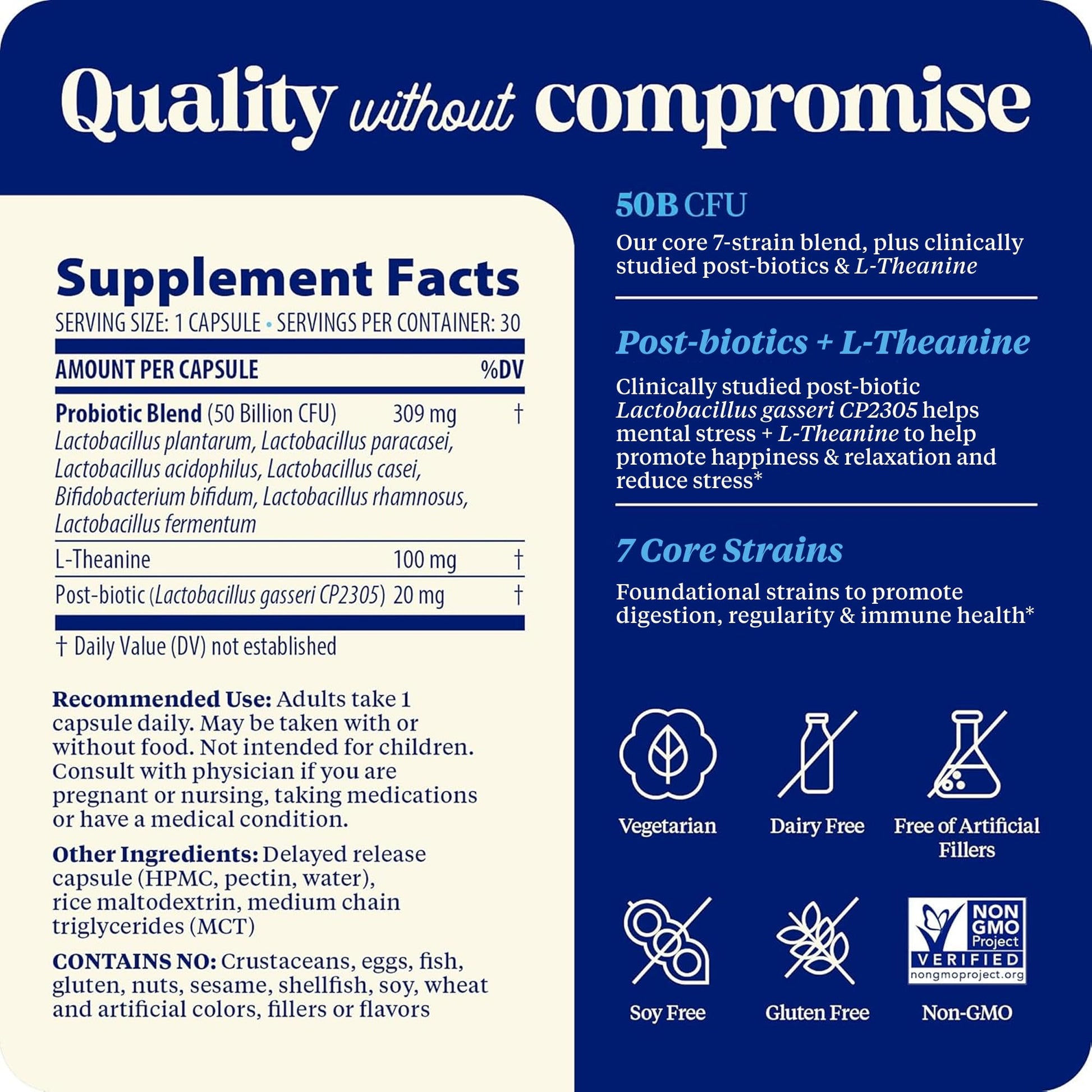 Enzymedica SubCulture Probiotics for Mood, Stress, & Sleep, 50 Billion CFU, Promotes Relaxation, Immune + Digestive Health & Regularity, 30 Count - Medaid International