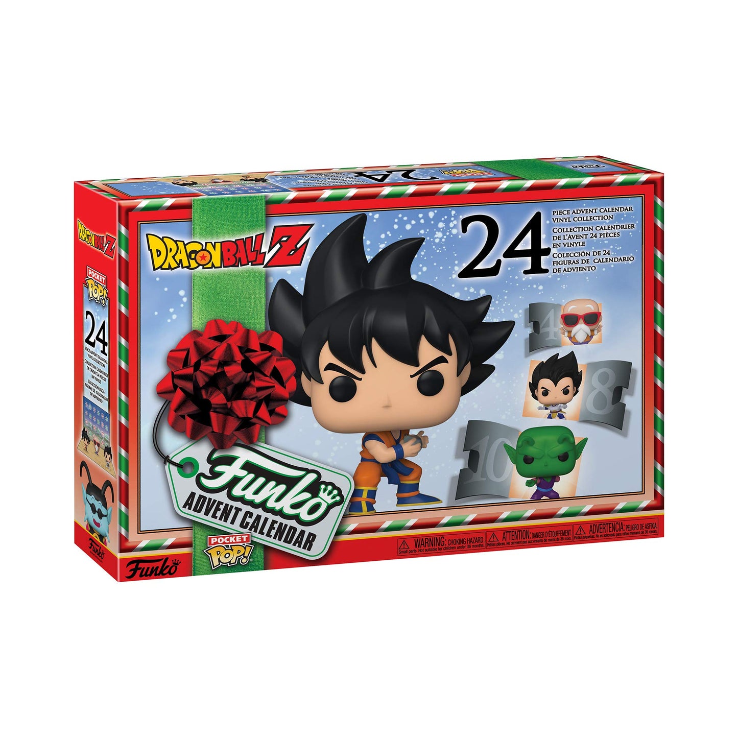 Funko Advent Calendar: Dragon Ball Z - Goku - 24 Days of Surprise - Collectible Vinyl Mini Figures - Mystery Box - Gift Idea - Holiday Xmas for Girls, Boys & Kids - Christmas Countdown - Medaid International