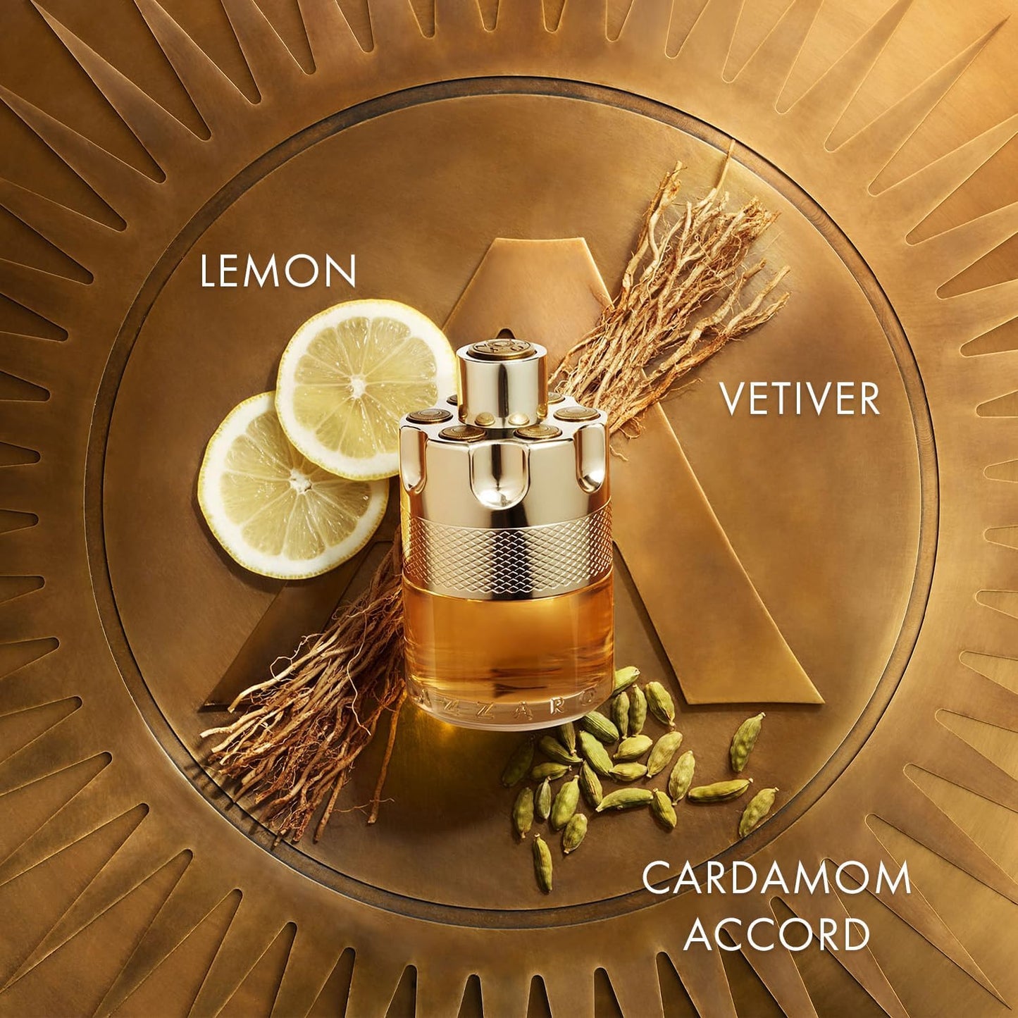 Azzaro Wanted Eau de Toilette - Vibrant & Irresistible Mens Cologne - Woody, Citrus & Spicy Fragrance - Cardamom, Lemon, Vetiver - Everyday Wear - Luxury Perfumes for Men - Full Size, 3.3 Fl. Oz - Medaid International
