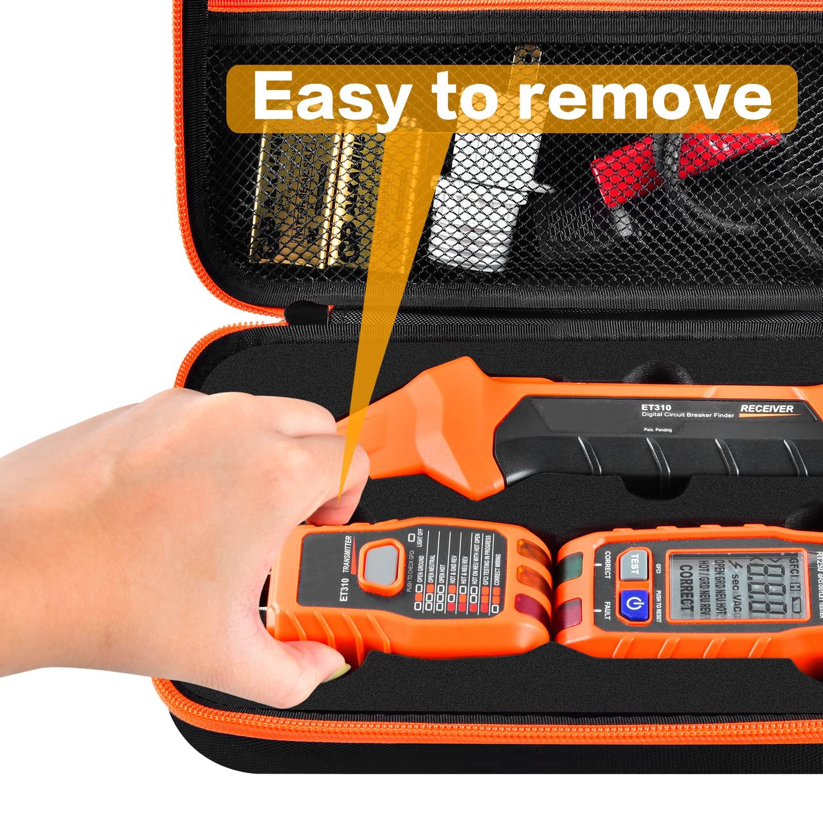 Storage Case for Klein Circuit Breaker Finder, Outlet Repair Kit & GFCI Tester - Box Only - Medaid International