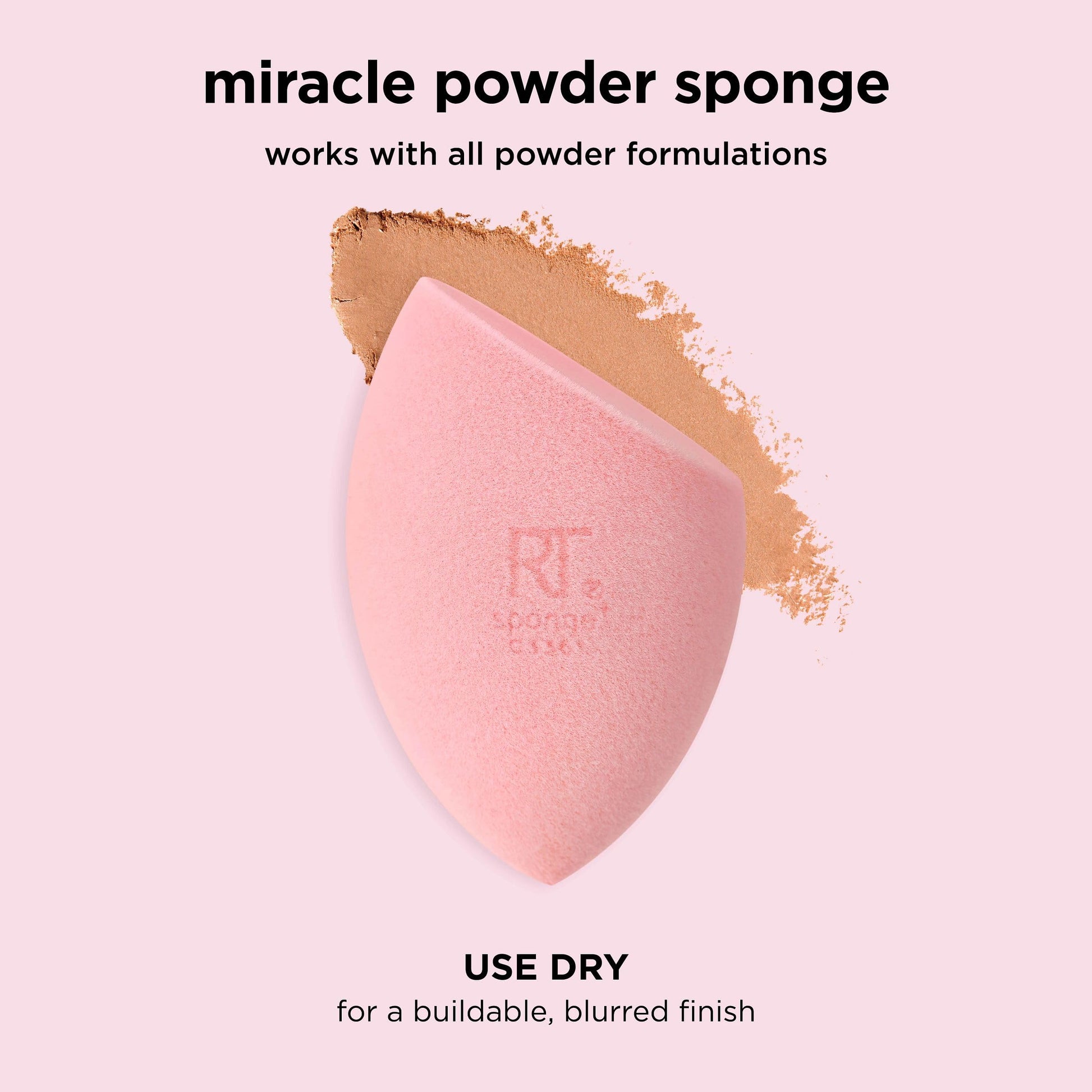 Real Techniques Ultimate Makeup Sponge Trio, Makeup Blending Sponges, For Liquid, Cream, & Powder Products, Powder & Foundation Sponges, Mini Makeup Sponge, Latex-Free Foam, Travel-Friendly, 3 Count - Medaid International