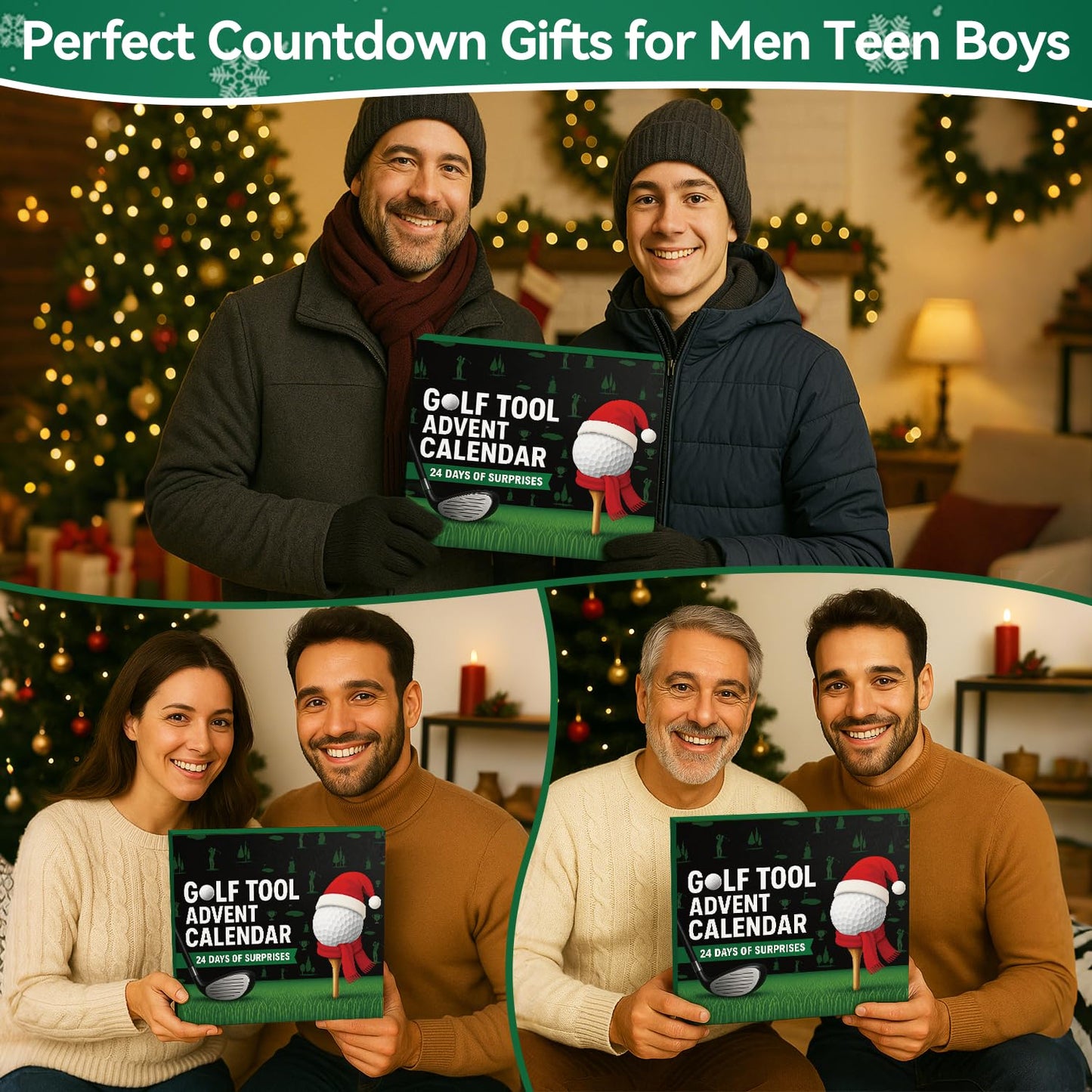 Golf Advent Calendar 2025 Adult Men – 24 Days Golf Accessories & Tools | Golfer’s Christmas Gifts | Countdown Gifts for Husband & Dad & Boyfriends - Medaid International