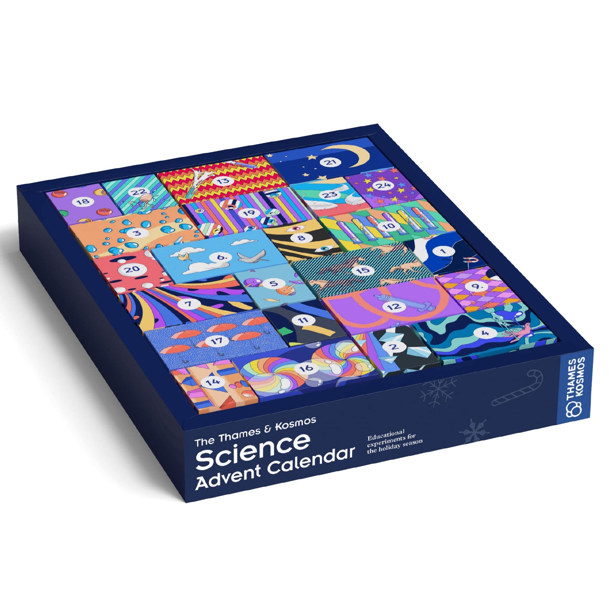 The Thames & Kosmos Science Advent Calendar | 24 STEM Experiments in Chemistry, Biology & Physics | Great for Winter Holiday Celebrations | Conduct Daily Experiments | Fun, Wholesome Family Tradition - Medaid International