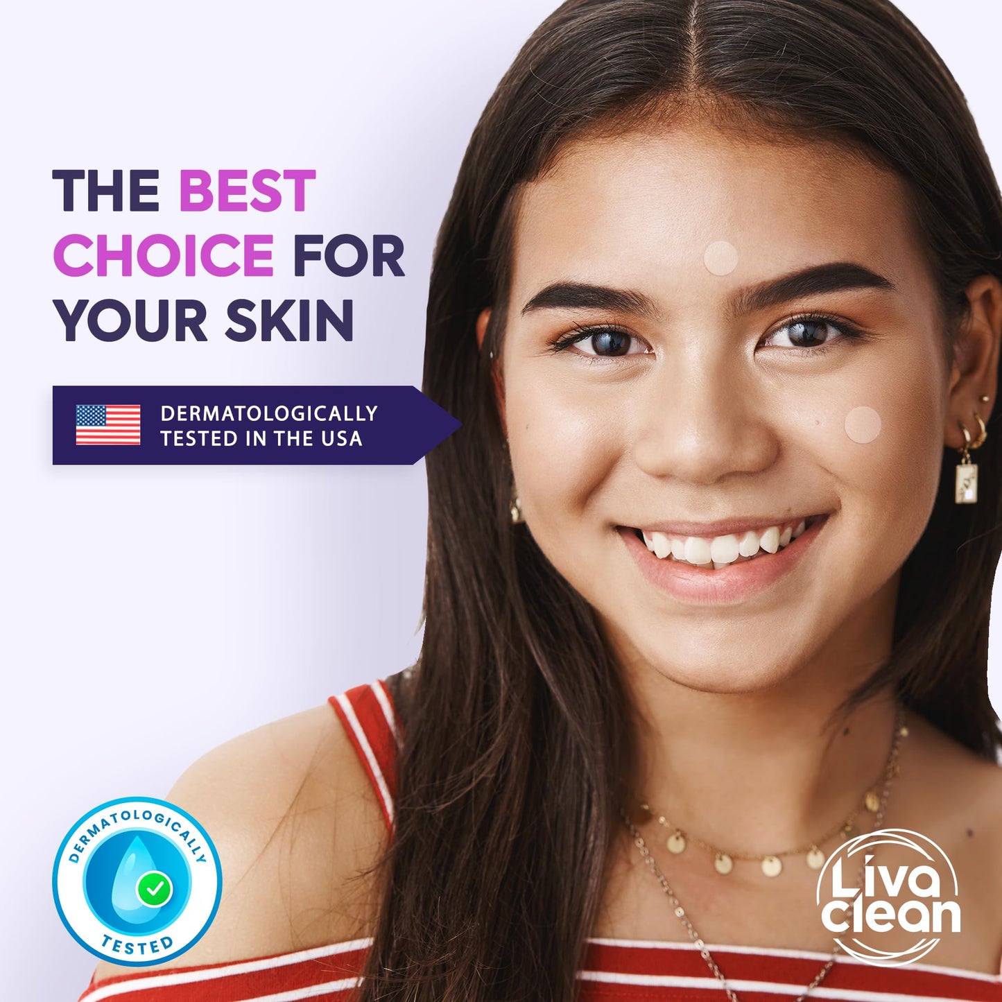 LivaClean 330 CT Pimple Patches for Face w/Salicylic Acid, Tea Tree Oil & Calendula Oil - Four Sizes - Pimple Patch, Hydrocolloid Patch, Acne Patches for Face - Medaid International