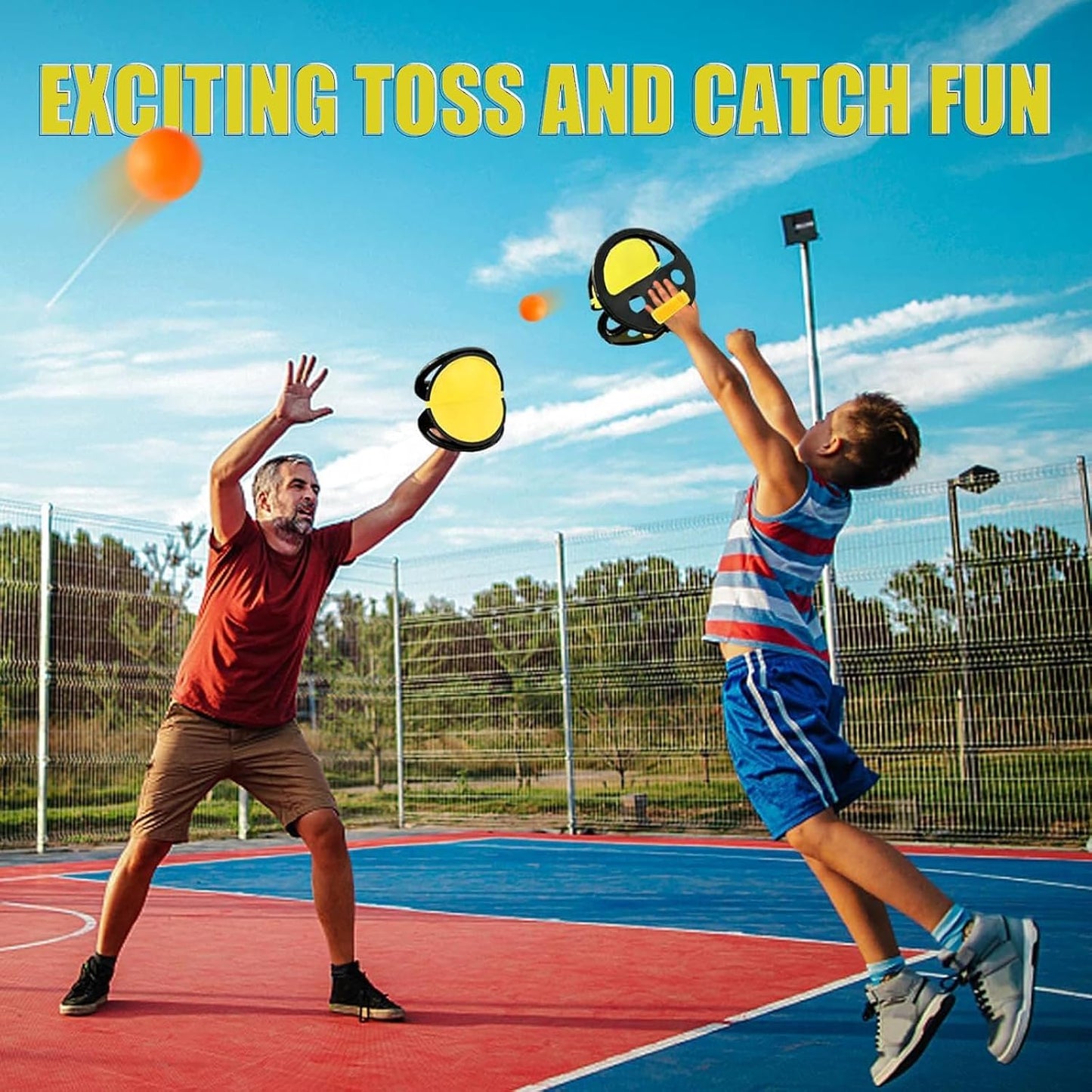 Hand Ping Pong Catch Game (Set of 2)