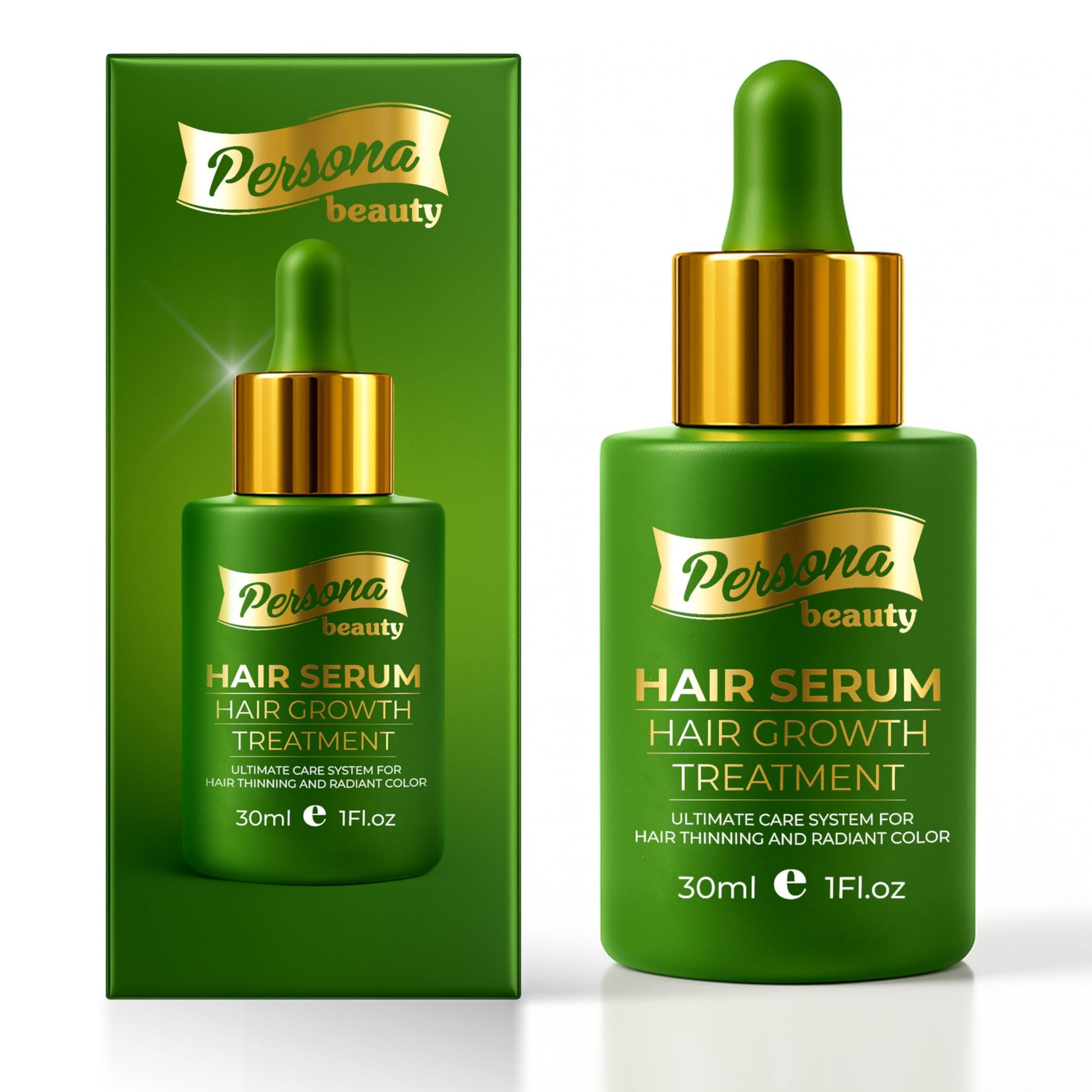 Hair Growth Serum – Advanced Biotin with Caffeine, Peptides, Botanical Extract for Thicker, Fuller, Longer Hair, Reduces Hair Thinning, Hair Regrowth Tonic, Hair Loss Treatment for Men & Women, 30ml - Medaid International