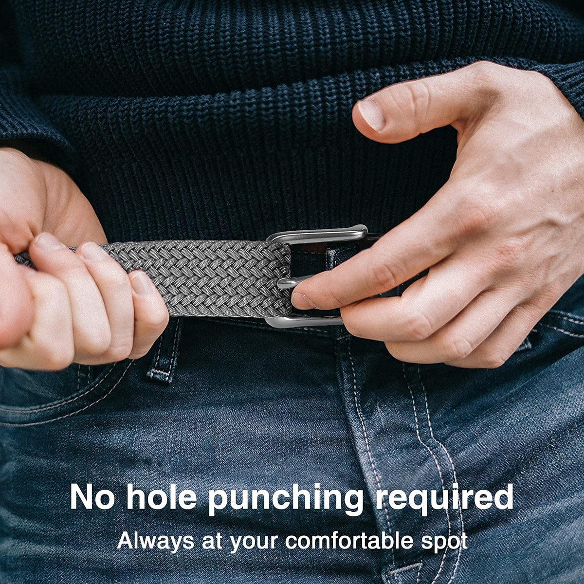 TERRIFI Men Belts, Ratchet Sliding Belt Adjustable For Mens Dress Casual Pant Oxfords, Cut for Fit(Set of 2,length:50 in)