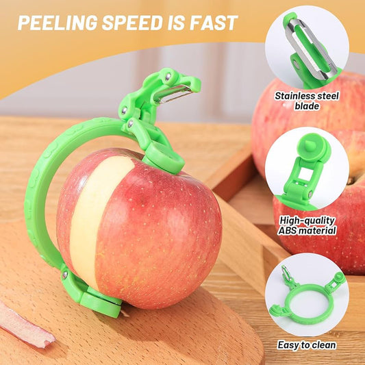 Hand-Cranked Fruit Peeler
