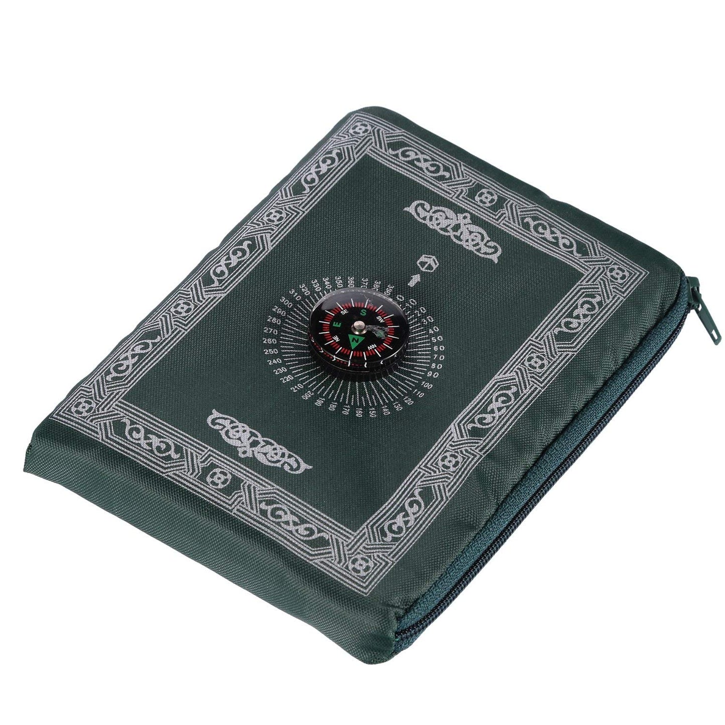 Anlising 2 Pieces Portable Travel Prayer Mat with Compass, Waterproof Polyester Prayer Rug, Muslim Travel Prayer Mat, for Ramadan Gifts (60cm×100cm) - Medaid International