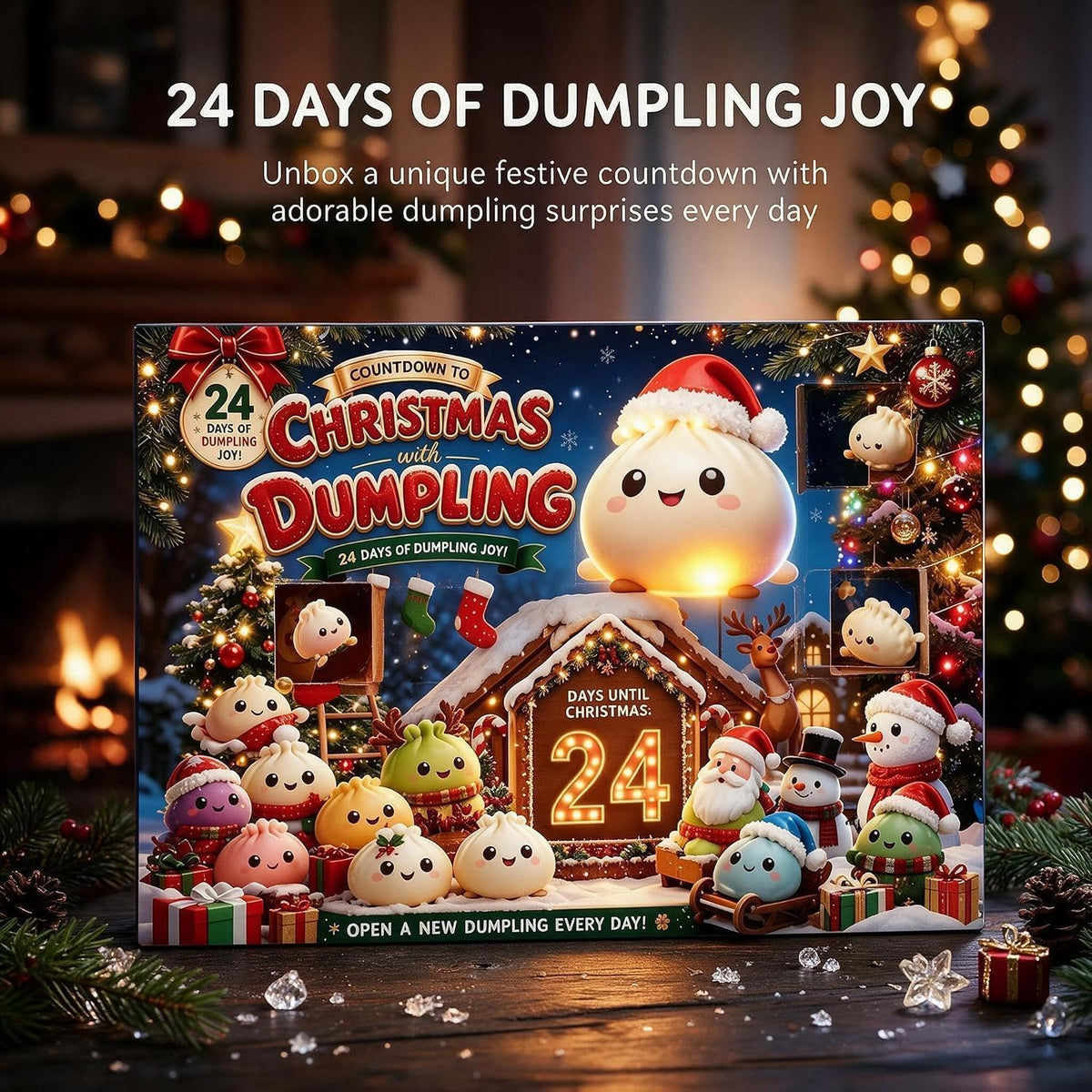 Christmas Squishies Advent Calendar 2026 24Day Countdown for Adult 24 Adorable Mini Item Surprises Sensory Fidget Toys for Adult Christmas Party Favors Gift Friends Advent Calendar Xmas 2026