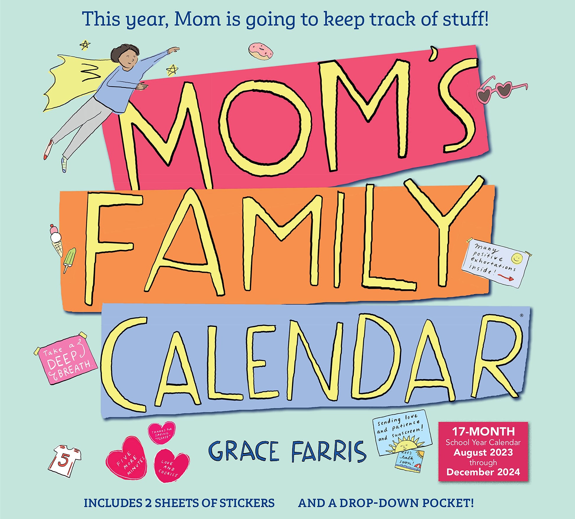 Mom's Family Wall Calendar 2023-2024: This Year, Mom is Going to Keep Track of Stuff! - Medaid International