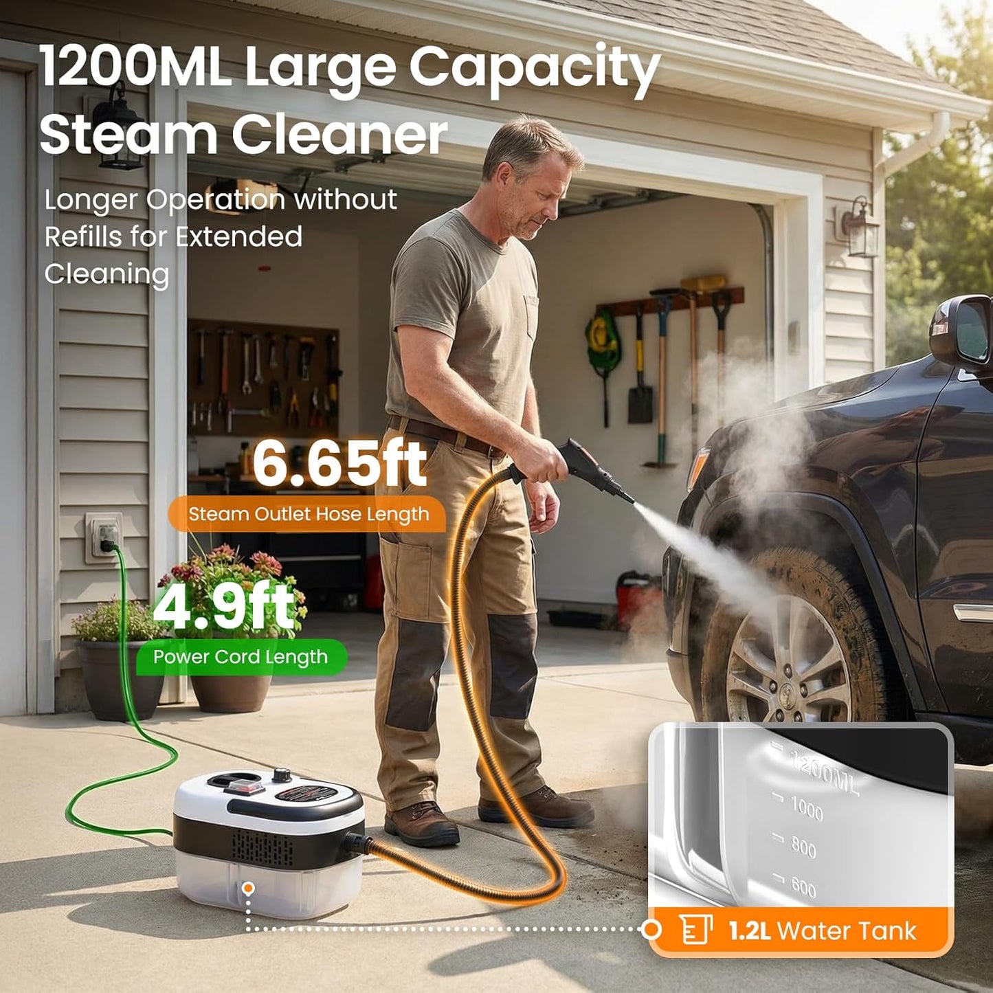 Portable Steam Cleaner (202625c)