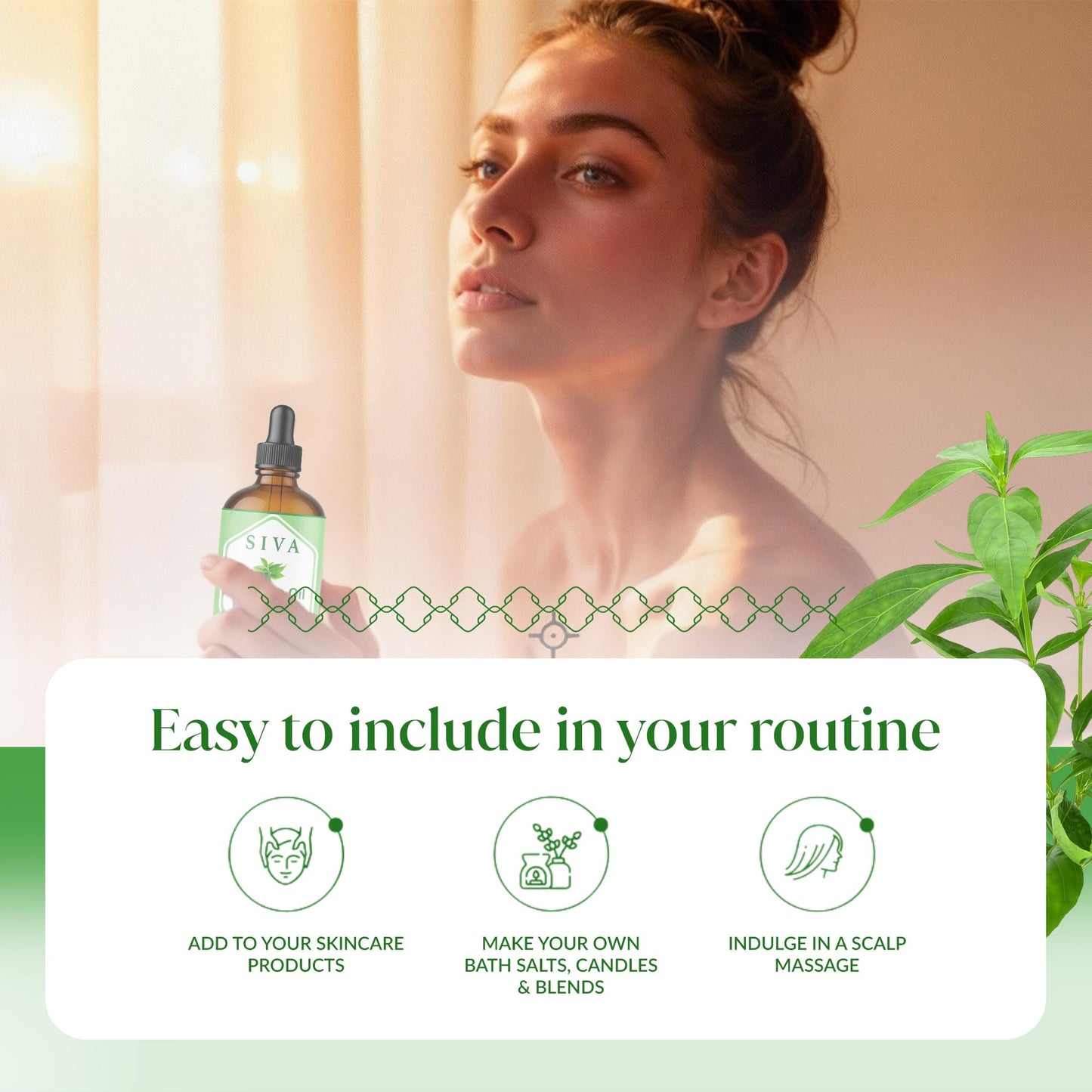 Siva Tea Tree Essential Oil - 4 Fl Oz – 100% Natural Tea Tree Oil - for Diffuser, Face, Skin Care, Aromatherapy, Hair Care, Scalp and Body Massage - with Dropper - Medaid International