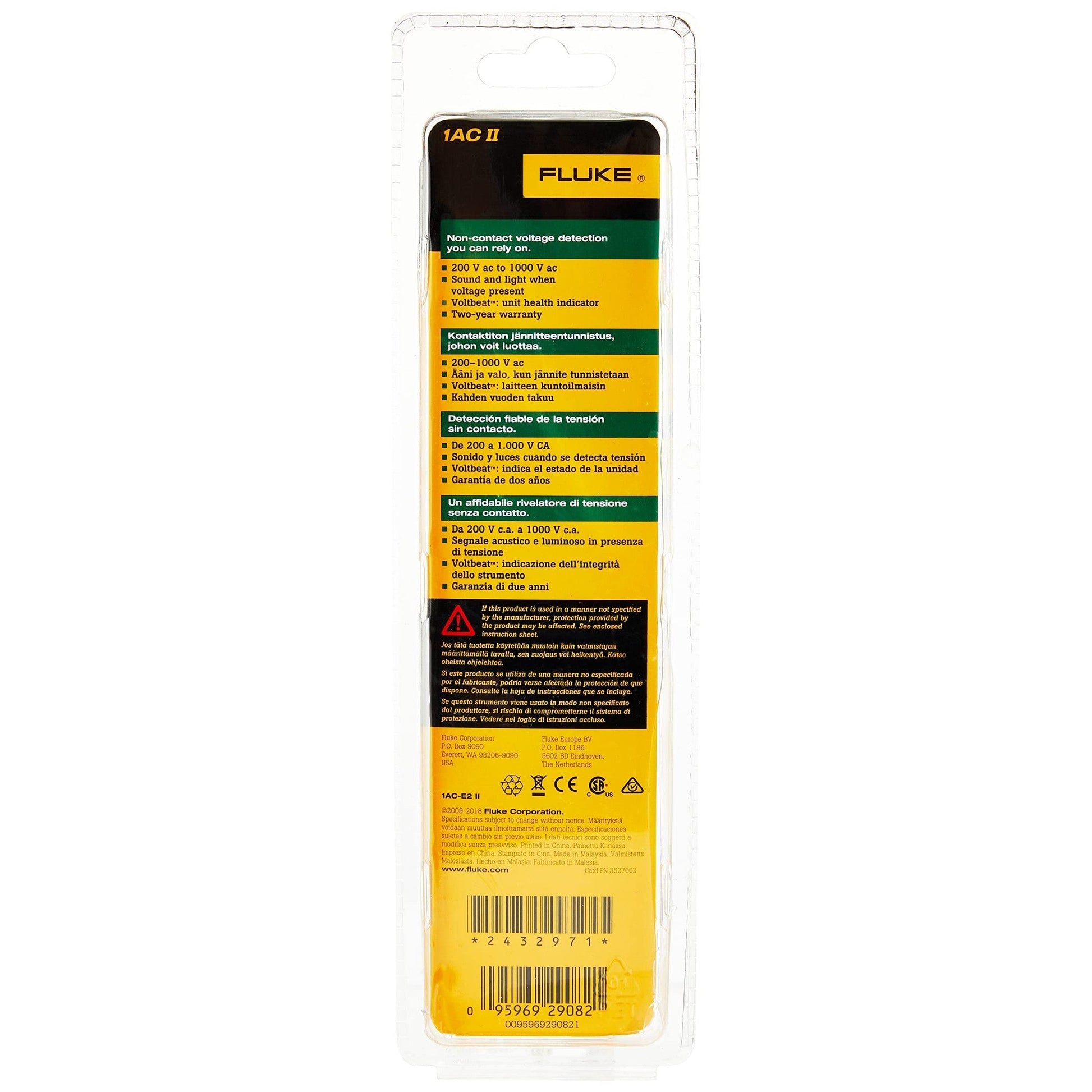 Fluke 1AC II E2 VoltAlert Electrical Tester - Medaid International