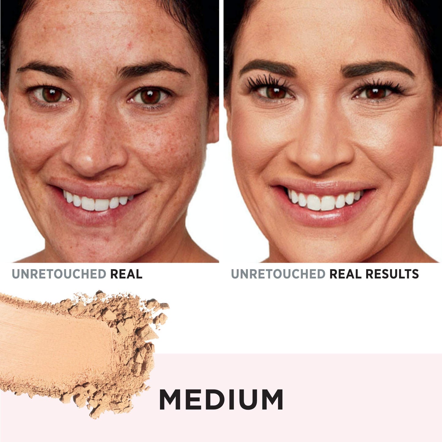 IT Cosmetics CC+ Airbrush Perfecting Powder Foundation (Medium) - Sheer to Full Coverage Pressed Powder, Blurring Pores & Dark Spots, Anti-Aging Face Makeup, Collagen & Niacinamide - 0.33 oz - Medaid International