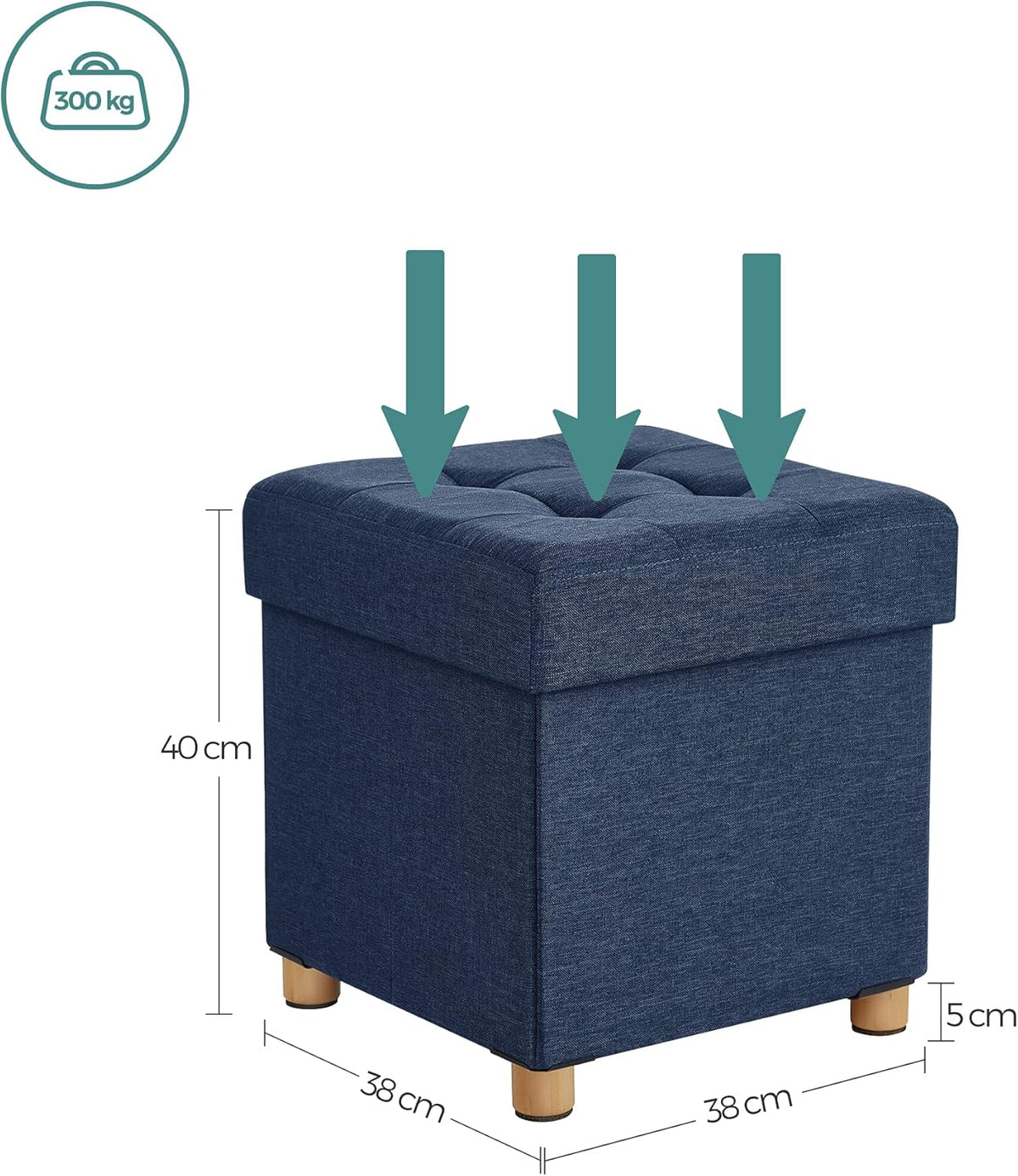 SONGMICS Foldable Storage Chest LSF14IN