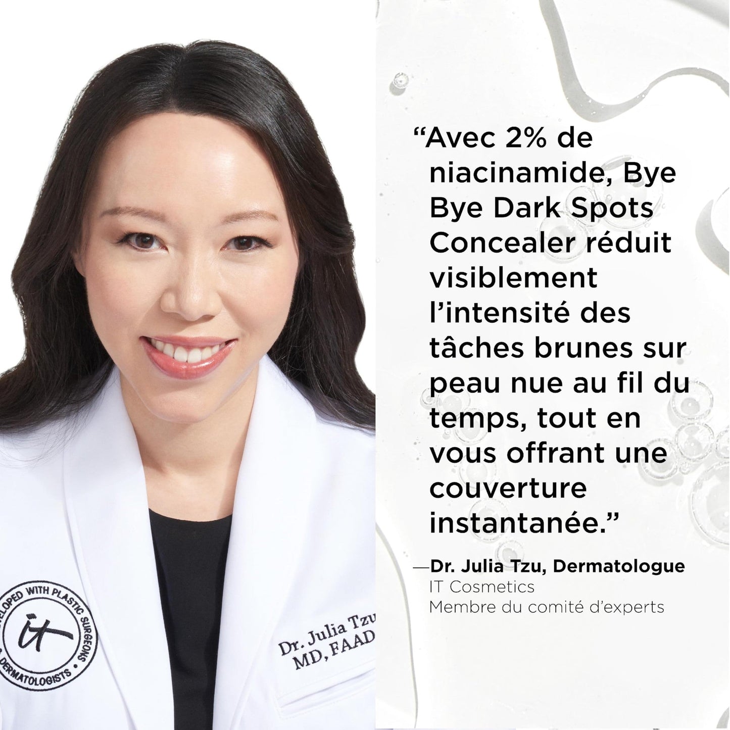 IT Cosmetics Bye Bye Dark Spots Concealer + Brightening Serum – 2% Niacinamide, Hyaluronic Acid & Caffeine - Medium Coverage, Natural Finish, All Skin Types – 31 Medium Neutral, 0.22 fl. oz - Medaid International