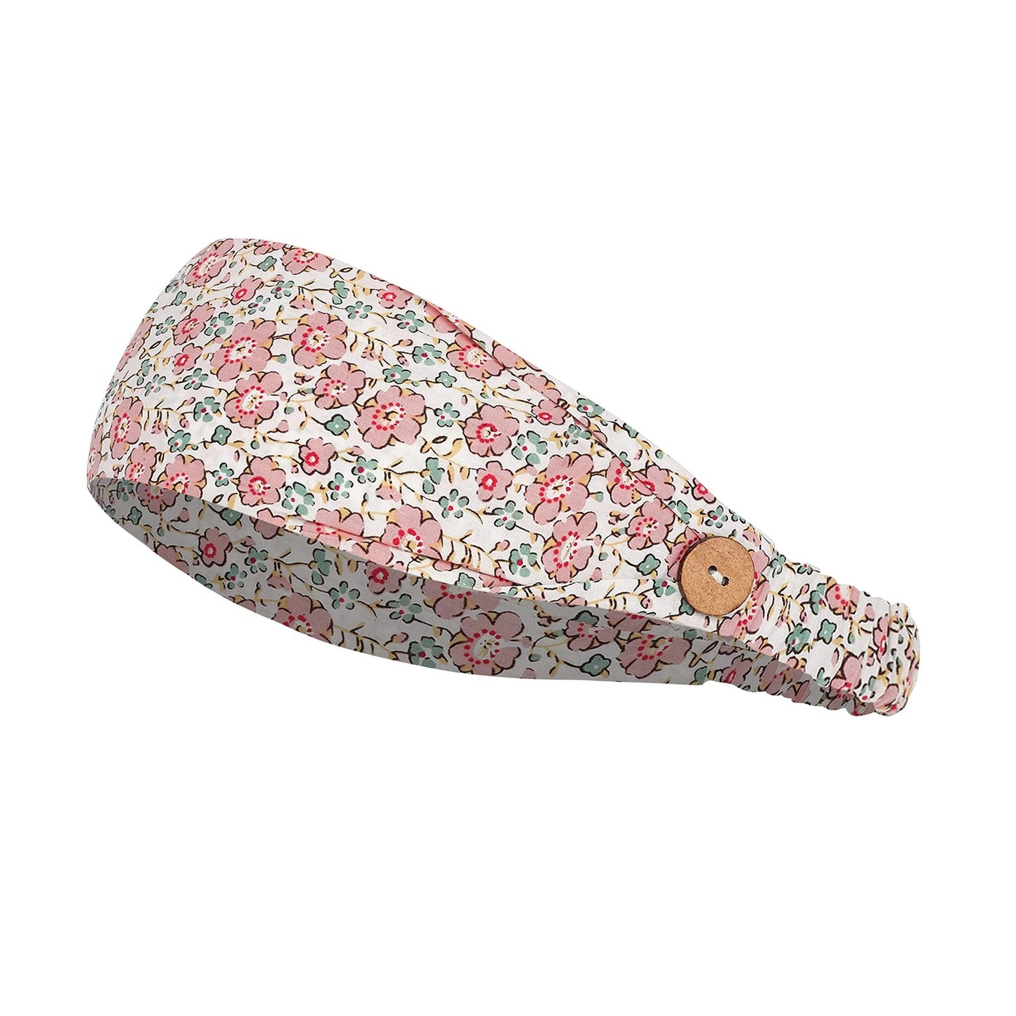 Sole Designs 100% Cotton Reusable & Washable 3 Layer Cloth Face Mask, Includes Matching Headband with Buttons for Ear Hooks, Medium, Mv#12 - Medaid International
