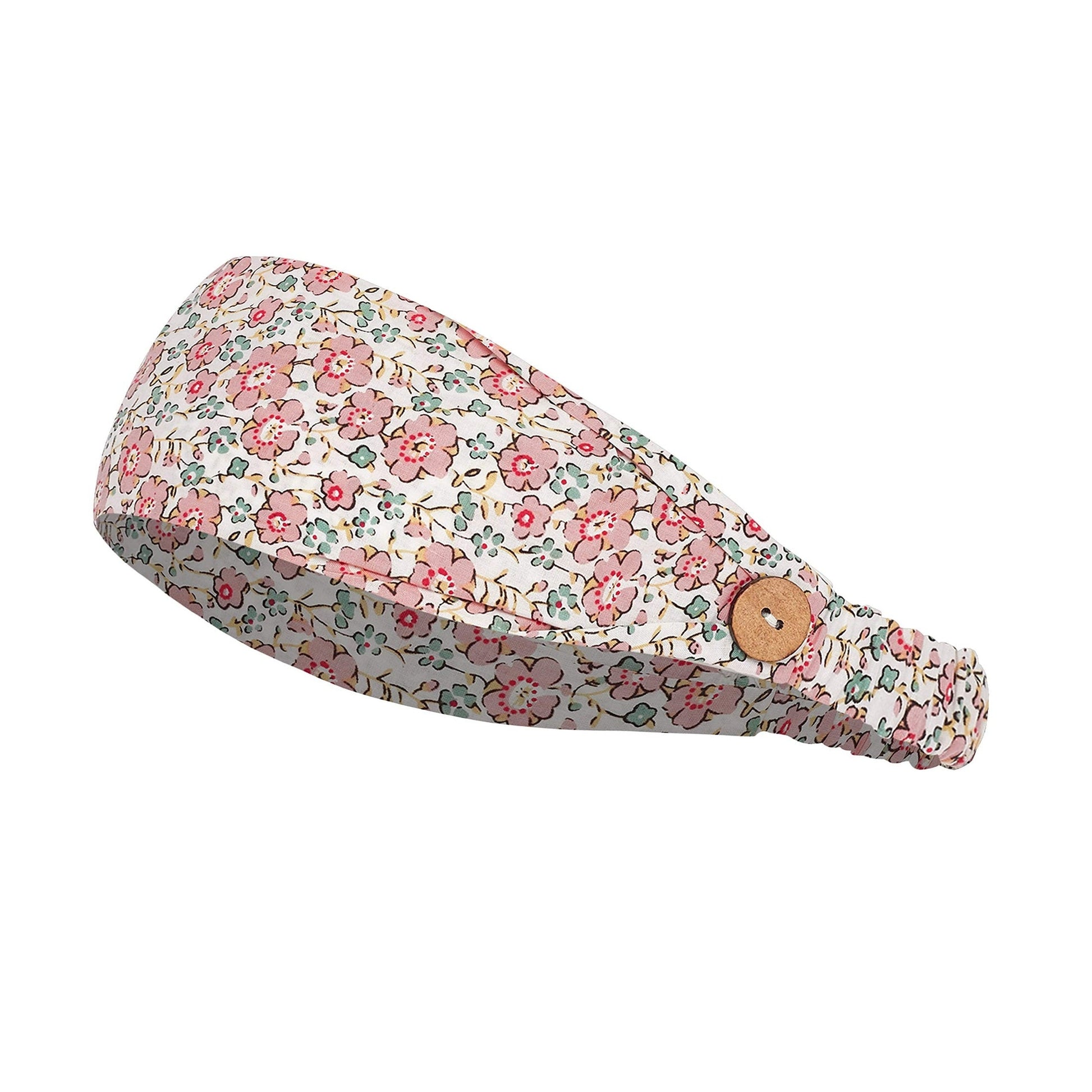Sole Designs 100% Cotton Reusable & Washable 3 Layer Cloth Face Mask, Includes Matching Headband with Buttons for Ear Hooks, Medium, Mv#12 - Medaid International