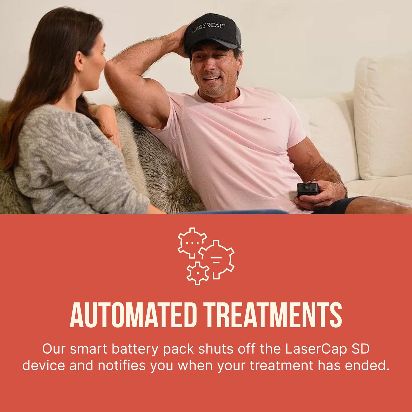 LaserCap SD 80 – Professional Red Light Therapy Cap for Hair Growth – FDA Cleared Alopecia & Thinning Hair Treatment for Men & Women – 80 Medical-Grade Lasers, Cordless Rechargeable Design - Medaid International
