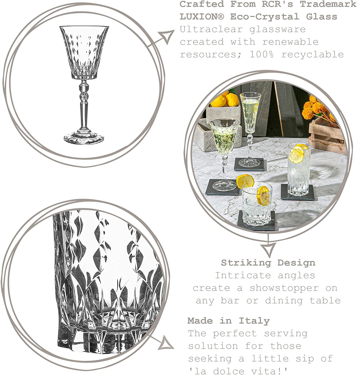 RCR marilyn DOF tumbler set of 6 - 34cl