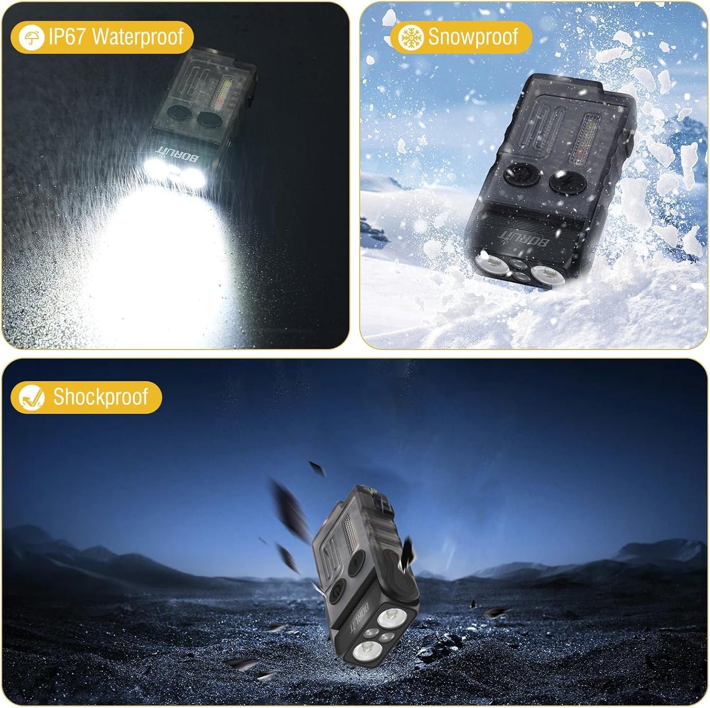 Boruit V15 UV Flashlight