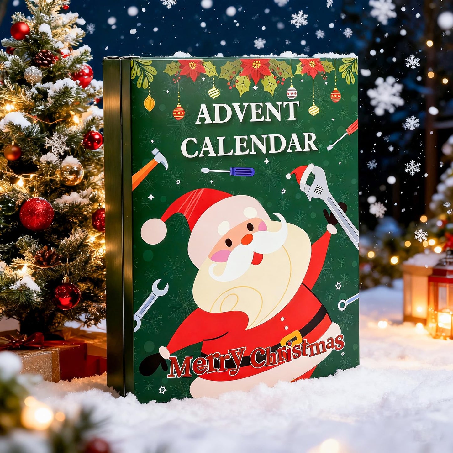 Advent Calendar Hand Tool Kit Christmas Countdown, 24 Days Hand Tool Advent Calendar Set for for Son, Boyfriend, Husband, Dad, Men Teen Boy 2025 Xmas Surprise Gift - Medaid International