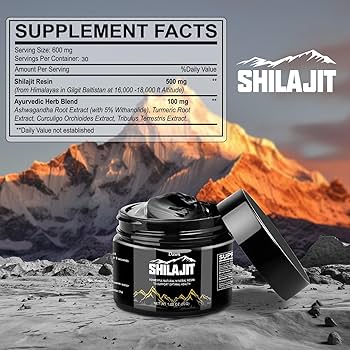 PURE HIMALAYAN SHILAJIT RESIN راتنج شيلاجيت الهيمالايا النقي