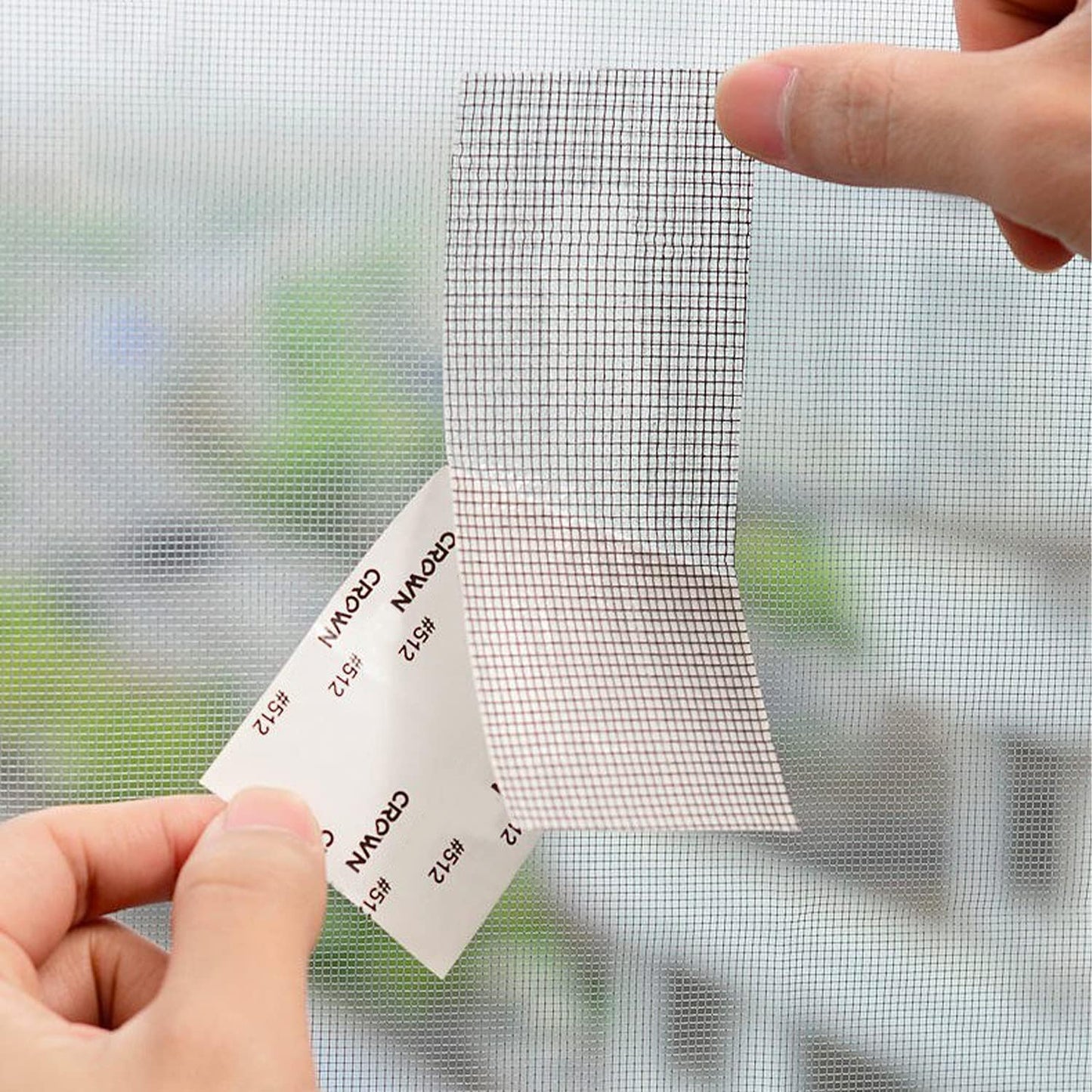 Window Screen Mosquito Net Repair Tape Strong Self Adhesive Fiberglass Mesh - تلزيق منخل