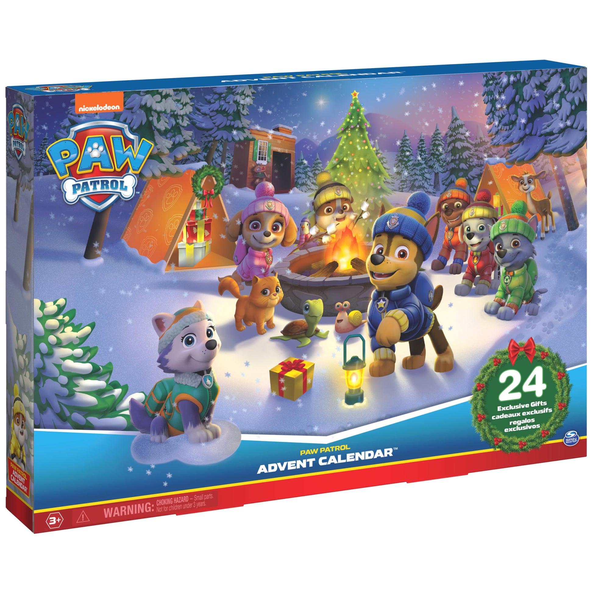 PAW Patrol: 2023 Advent Calendar with 24 Surprise Toys - Figures, Accessories and Kids Toys for Ages 3 and up - Medaid International
