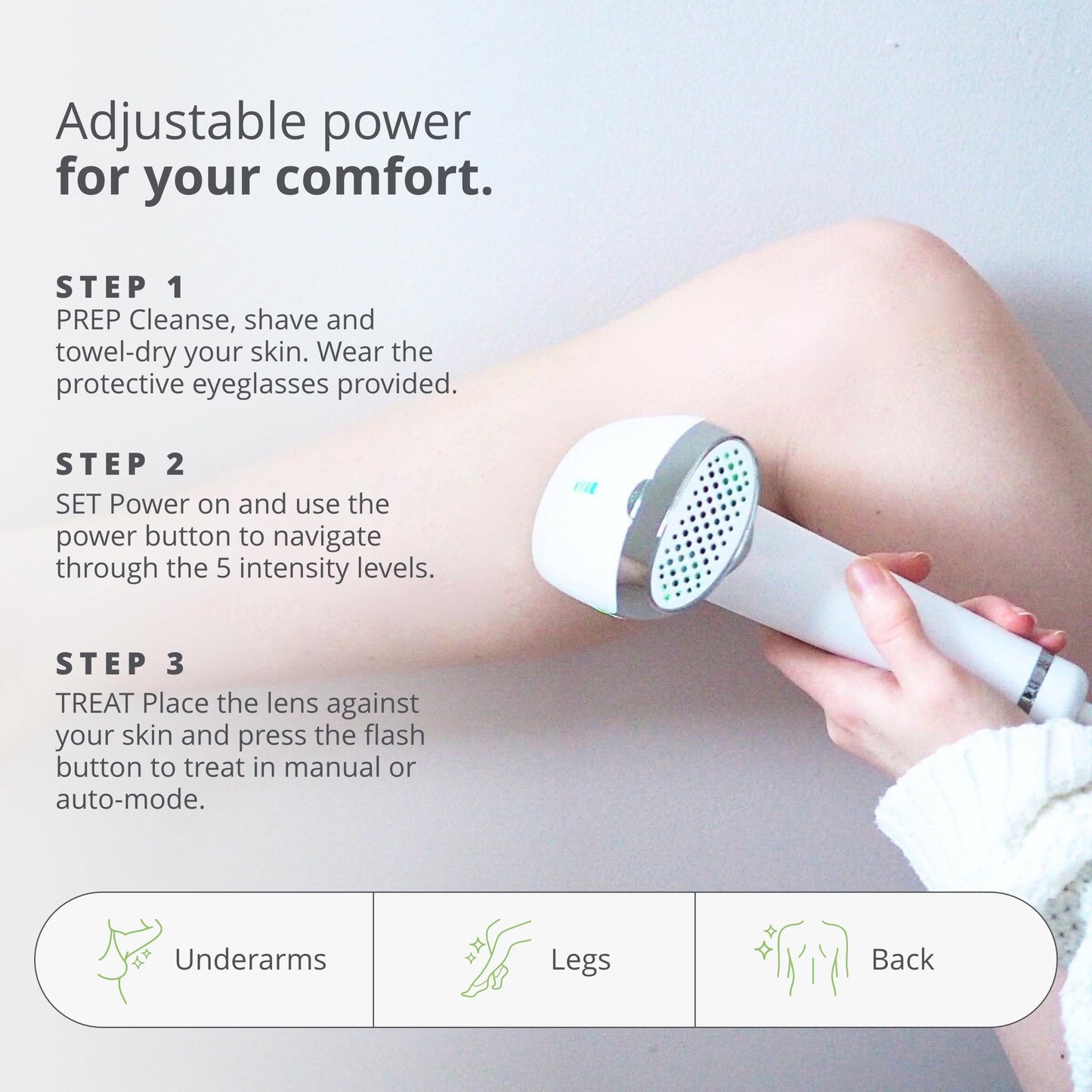 Tria Beauty Hair Removal Device IPL - Beauty & Personal Care Device for Hair Removal - At-Home Hair Removal Alternative to Laser Hair Removal - IPL Device for Body Hair Removal - Medaid International