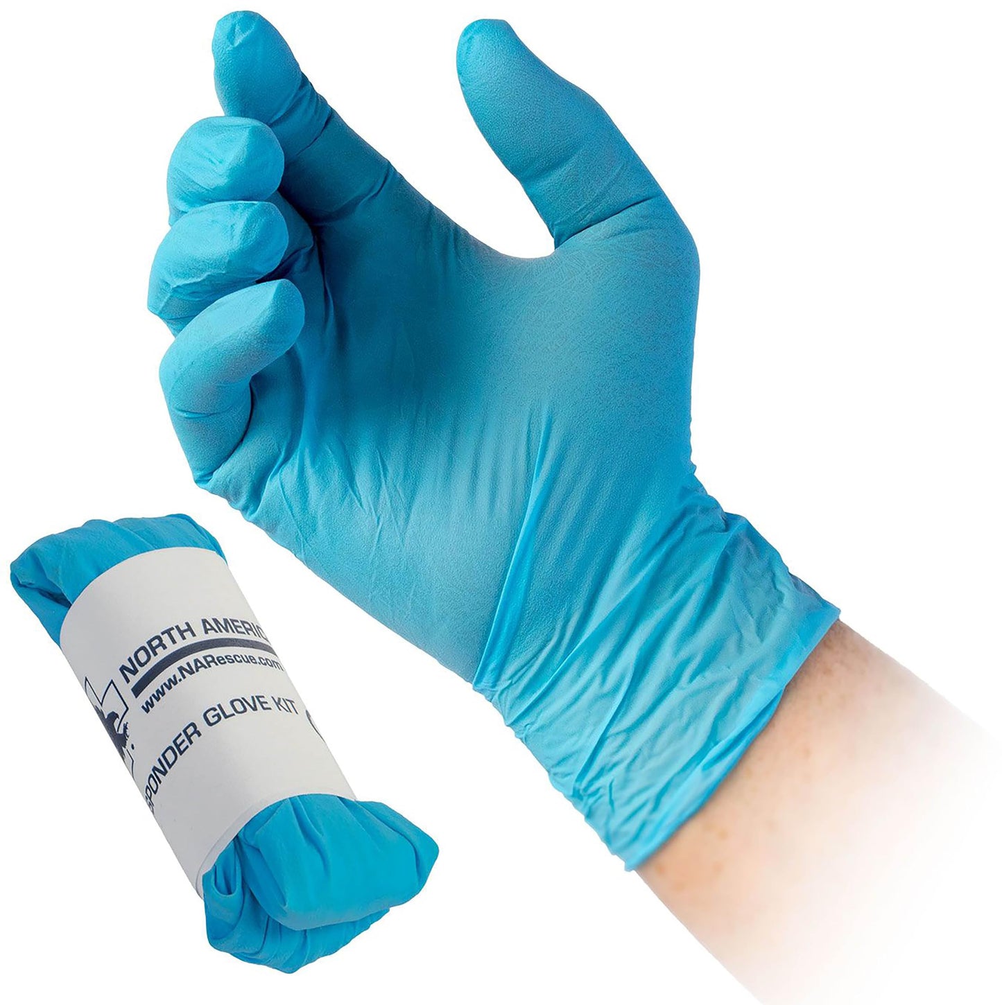 North American Rescue Individual Aid Kit NAR Compact First Aid with Compressed Gauze, Petrolatum Gauze, ETD, Gloves, Surgical Tape (85-0404)