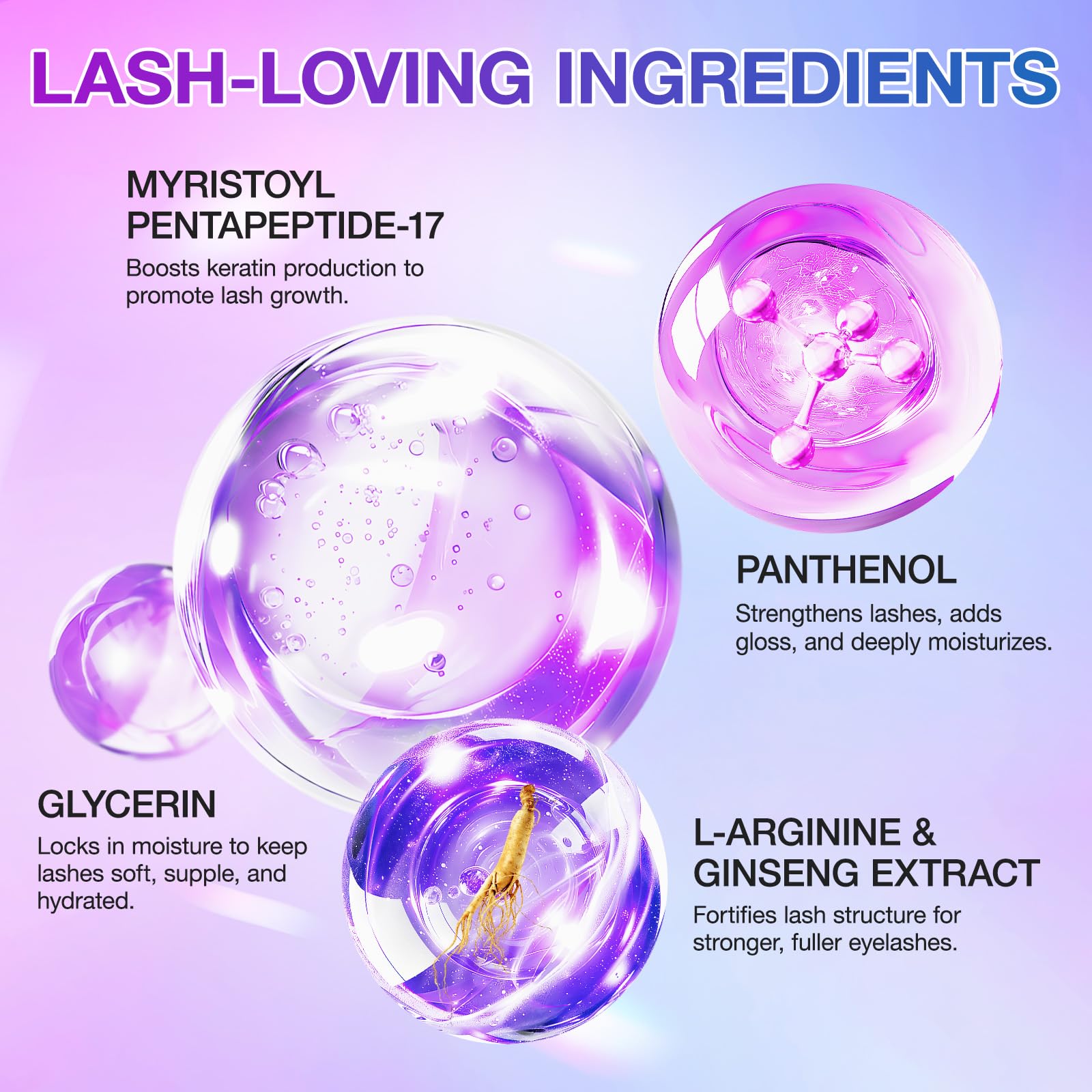 Advanced Eyelash Growth Serum for Longer, Fuller and Thicker Lashes in a Month - Women's Lash Enhancer (5ml) - Medaid International
