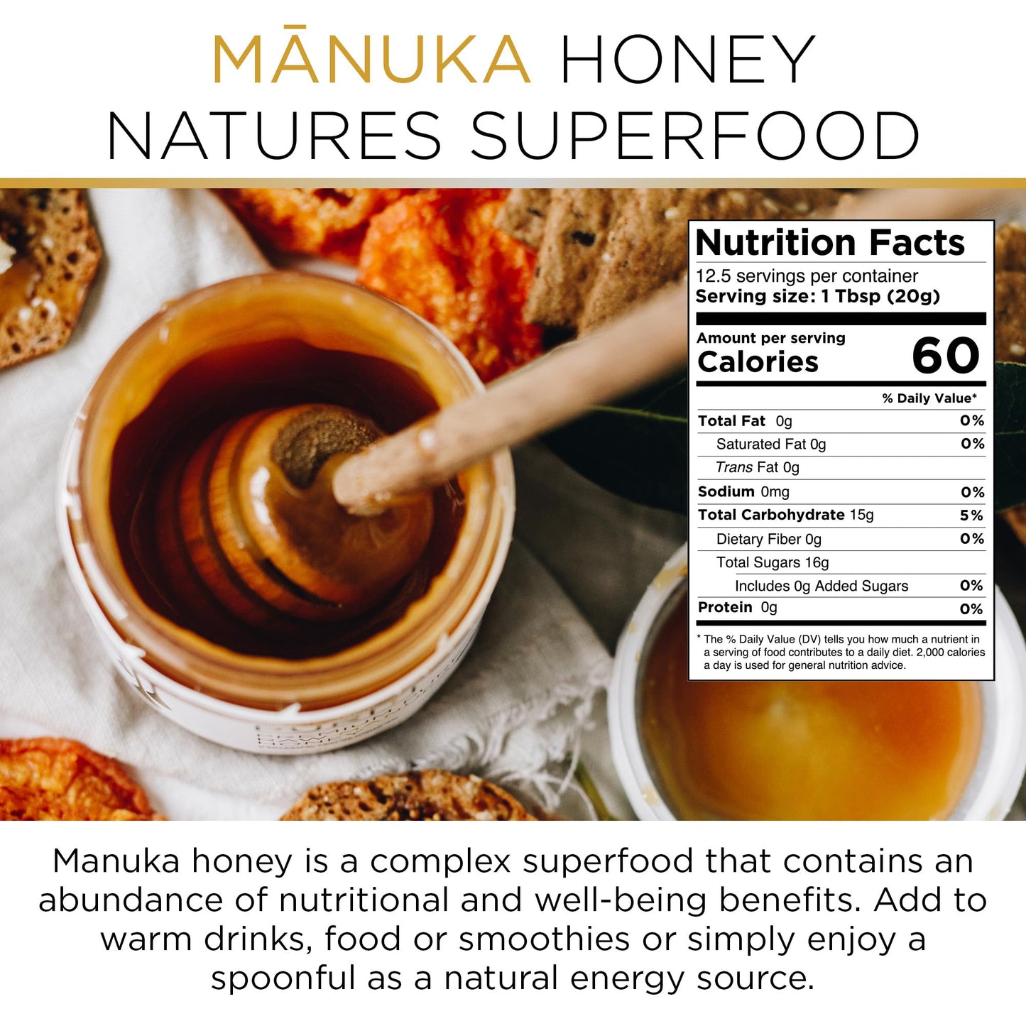 PURITI Manuka Honey MGO 550+ / UMF 15+ | 100% Pure Genuine Raw Manuka Honey | 8.8 Oz / 250g | Harvested, Tested, Certified and Packed in New Zealand - Medaid International