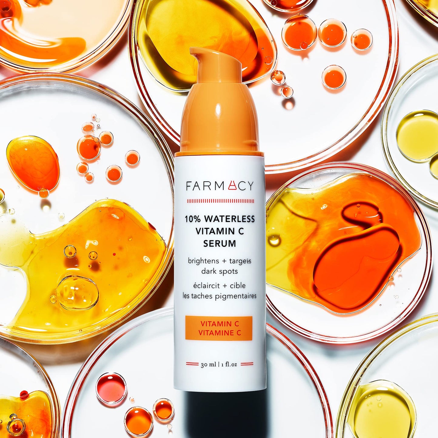 Farmacy 10% Vitamin C Serum for Face - Brightening Vitamin C Face Serum to Firm + Smooth Skin Texture - L Ascorbic Acid + Tangerine Peel Infused Skin Care to Hydrate and Even Skin Tone (30ml) - Medaid International