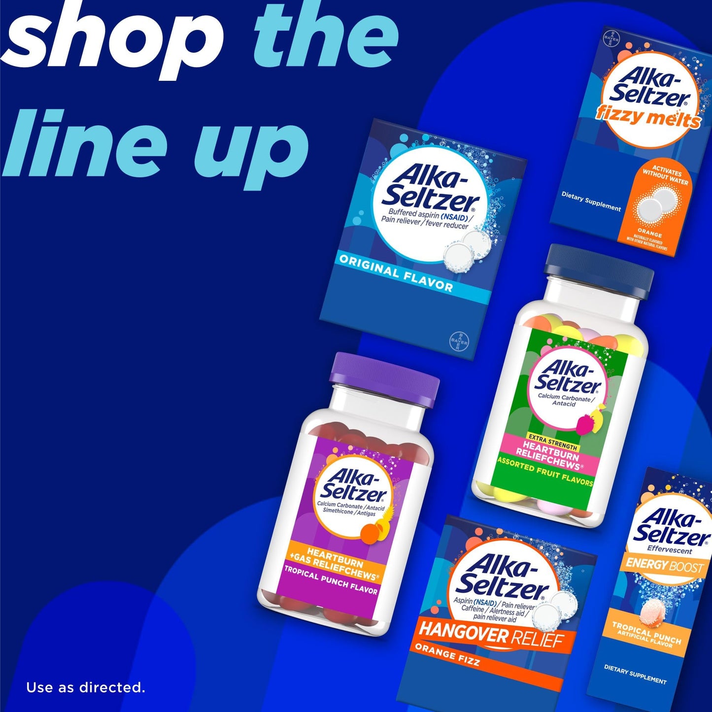 ALKA-SELTZER® Heartburn Relief, Extra Strength Antacid & Pain Relief Tablets